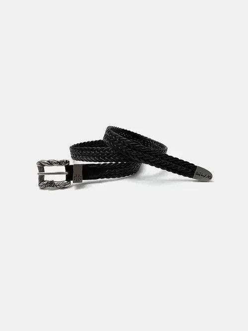 Jewelry Braided Leather Belt Size ONE SIZE - 4 Thumbnail