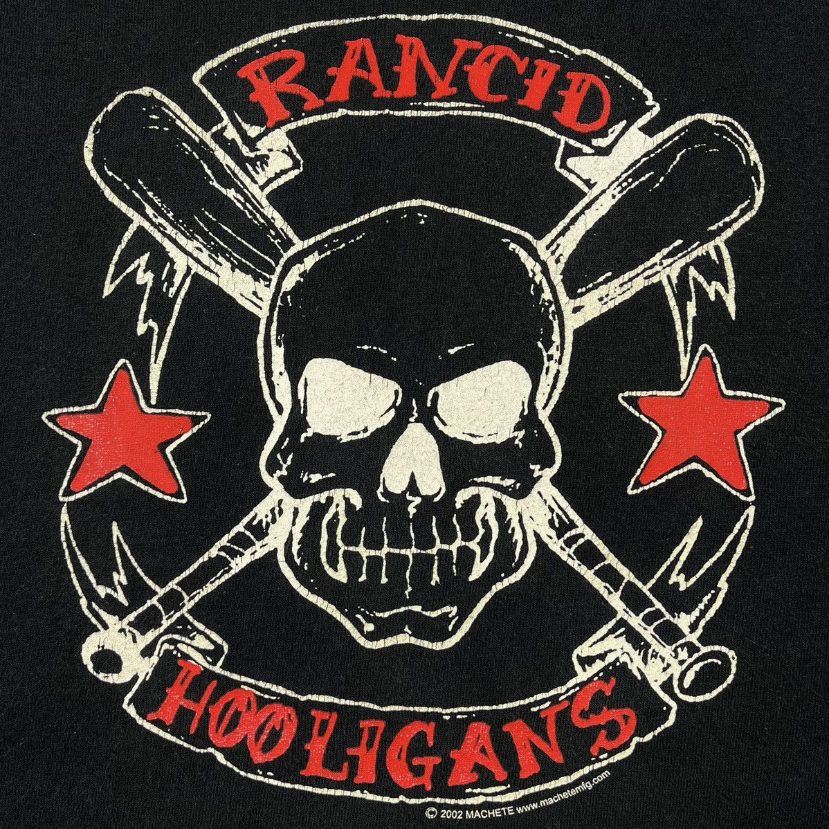 Band Tees Vintage Rancid Hooligans punk rock band T Shirt 2002 Size US M / EU 48-50 / 2 - 5 Thumbnail