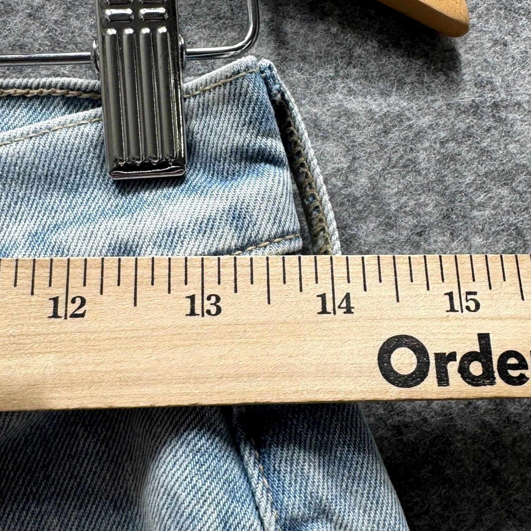 Veronica Beard VERONICA BEARD Alenah Slim Straight High Rise Jeans Womens 26 Blue Pier Pressure Denim 5-Pocket Stretch Cotton Size 26" / US 2 / IT 38 - 4 Thumbnail