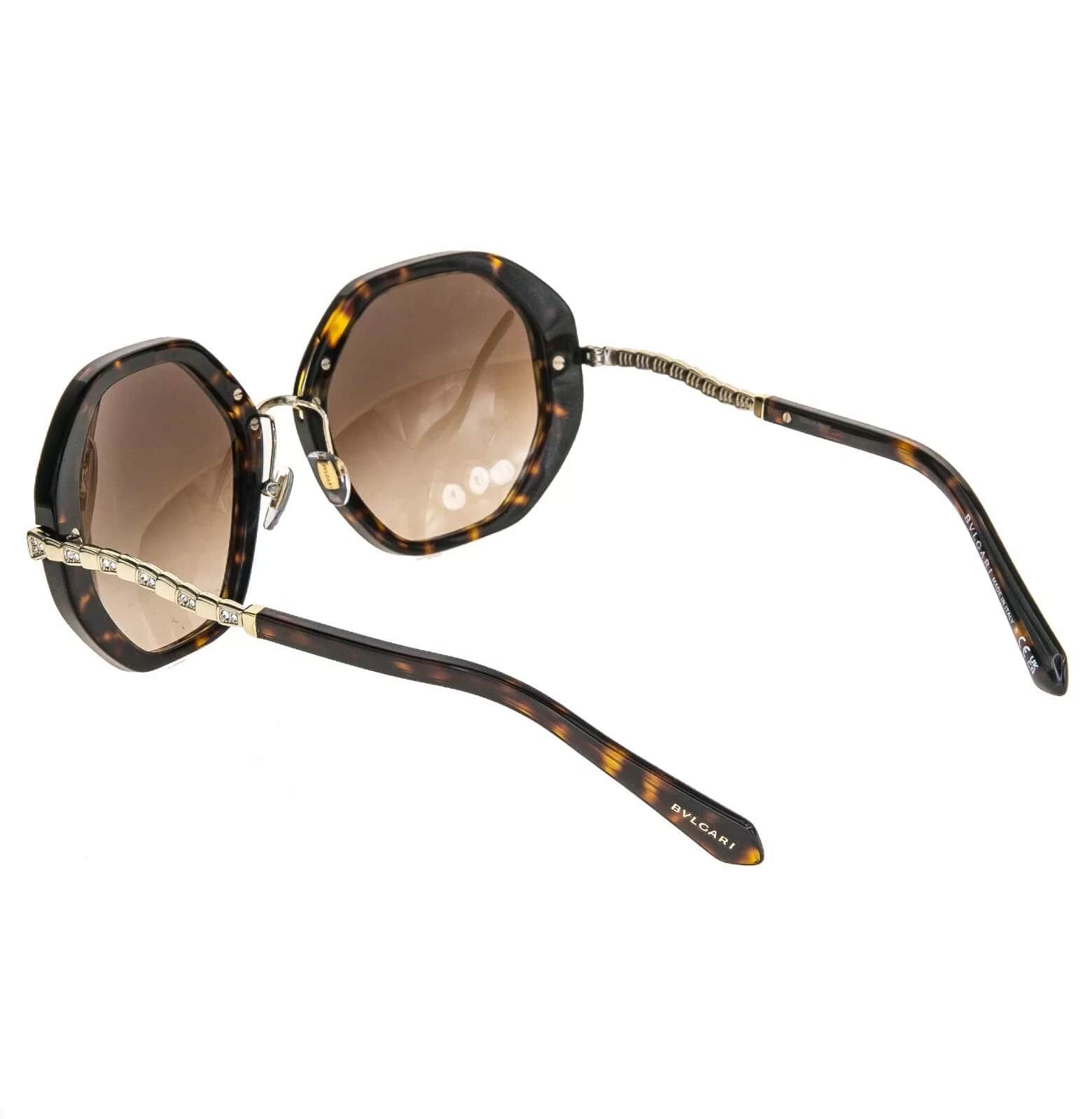 Bvlgari BVLGARI Serpenti Viper BV8242B Brown Gold Sunglasses 8242 Size ONE SIZE - 3 Thumbnail