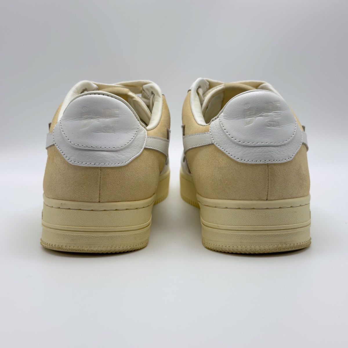 Bape A Bathing Ape Bapesta Suede Heel White 2021 Size US 9.5 / EU 42-43 - 9 Thumbnail