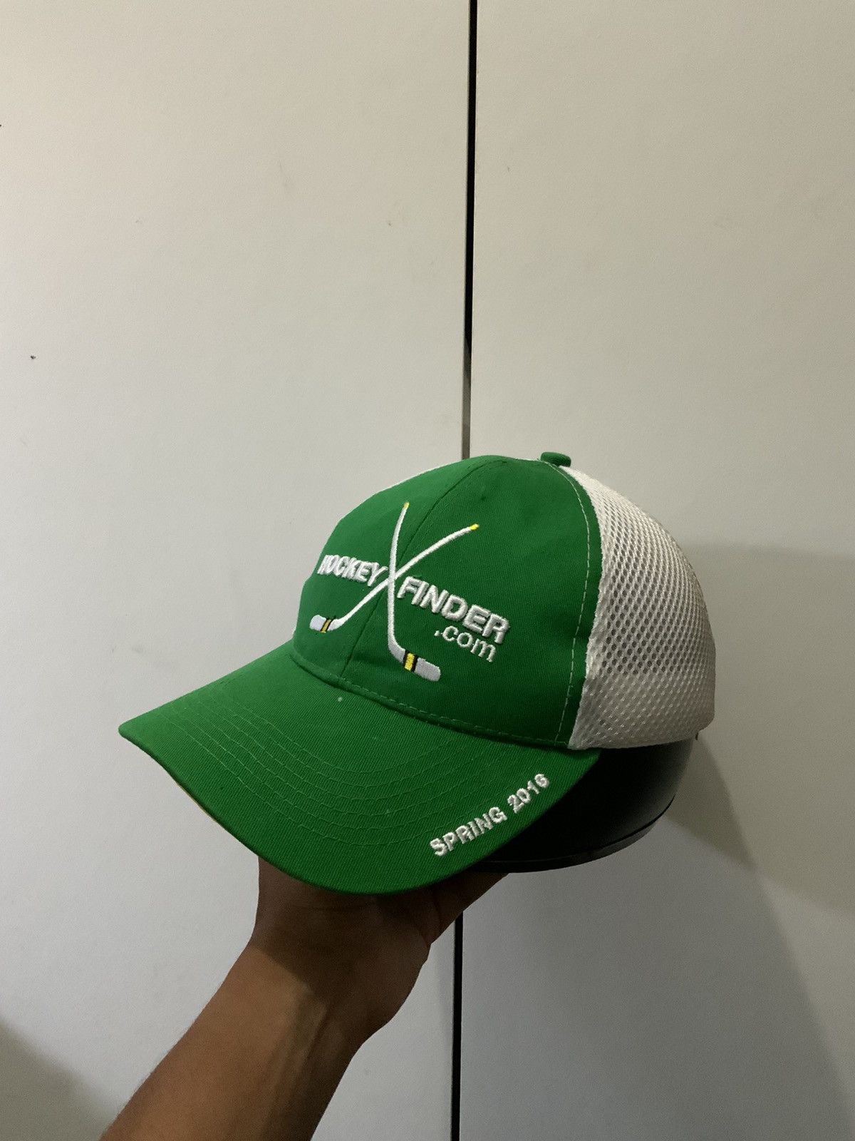 Japanese Brand Hockey Finder Green Trucker Hat Cap Size ONE SIZE - 2 Thumbnail