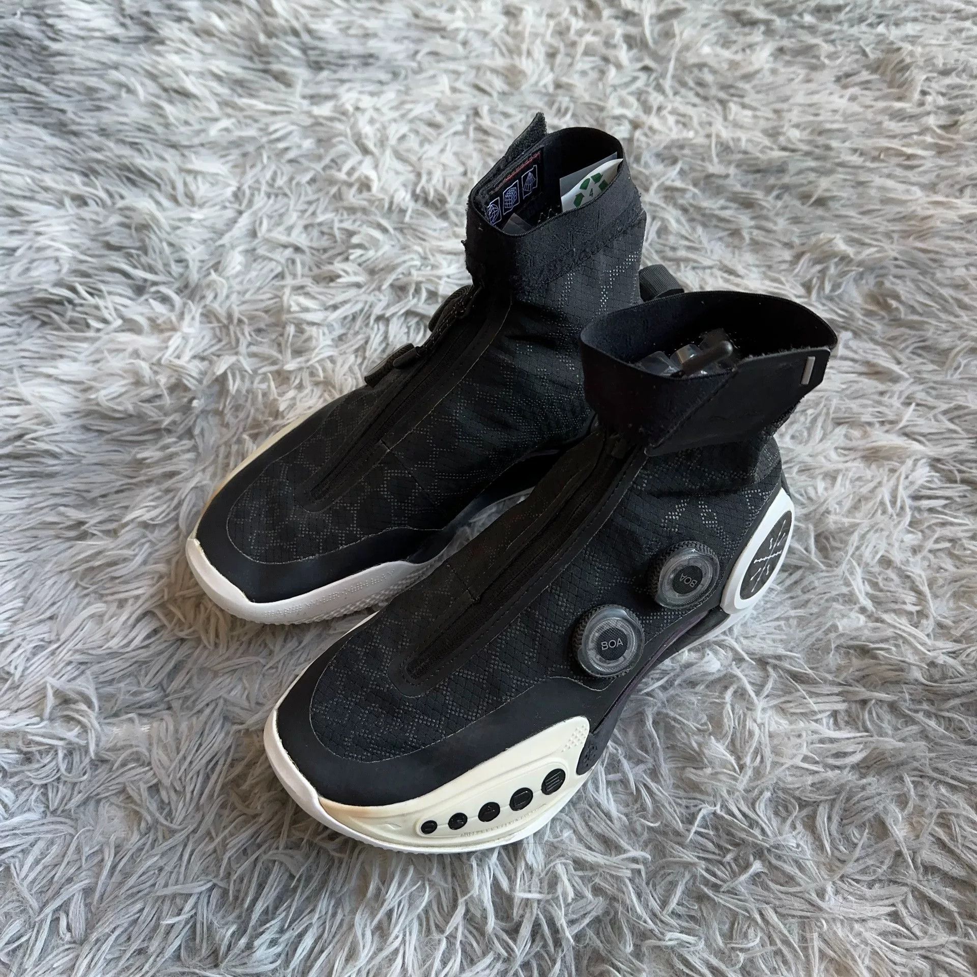 Li-Ning Li-Ning Black Lowtop Sneakers 37 Men Size US 5 / EU 37 - 1 Thumbnail