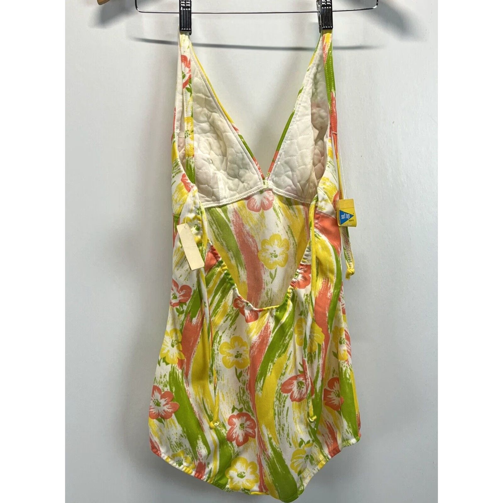 Vintage NEW! Vintage Surf Togs Mod One Piece Swimsuit Sz 16 NOS Pinup RARE 60’s Size ONE SIZE - 2 Thumbnail