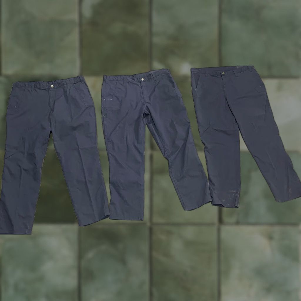 Carhartt Carhartt Men's Navy Blue Bicomponent Lightweight Pants 38x30 74533-20 Size US 38 / EU 54 - 1 Thumbnail