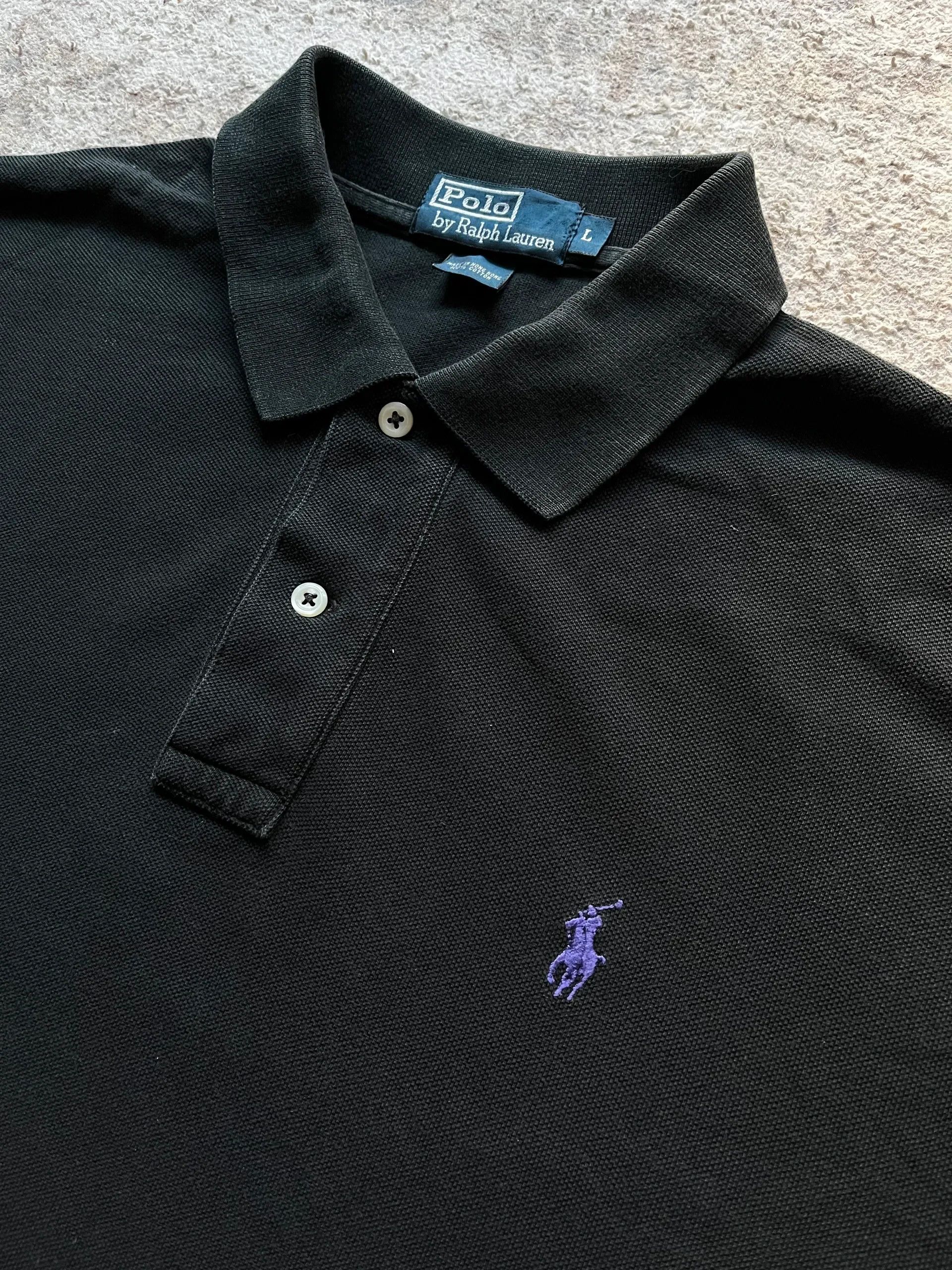 Polo Ralph Lauren Polo Ralph Lauren Small Pony Purple 2000s Sz L Size US L / EU 52-54 / 3 - 3 Thumbnail