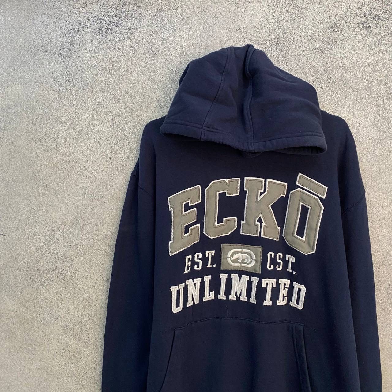 Ecko Unltd. Vintage Ecko Unltd Hoodie Big Logo Size US L / EU 52-54 / 3 - 3 Thumbnail