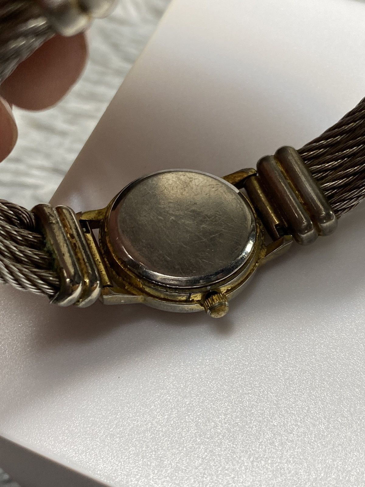 Japanese Brand × Jewelry × Vintage Giovani Quartz Watch with Steel Cable Band | Elegant Design Size ONE SIZE - 9 Thumbnail