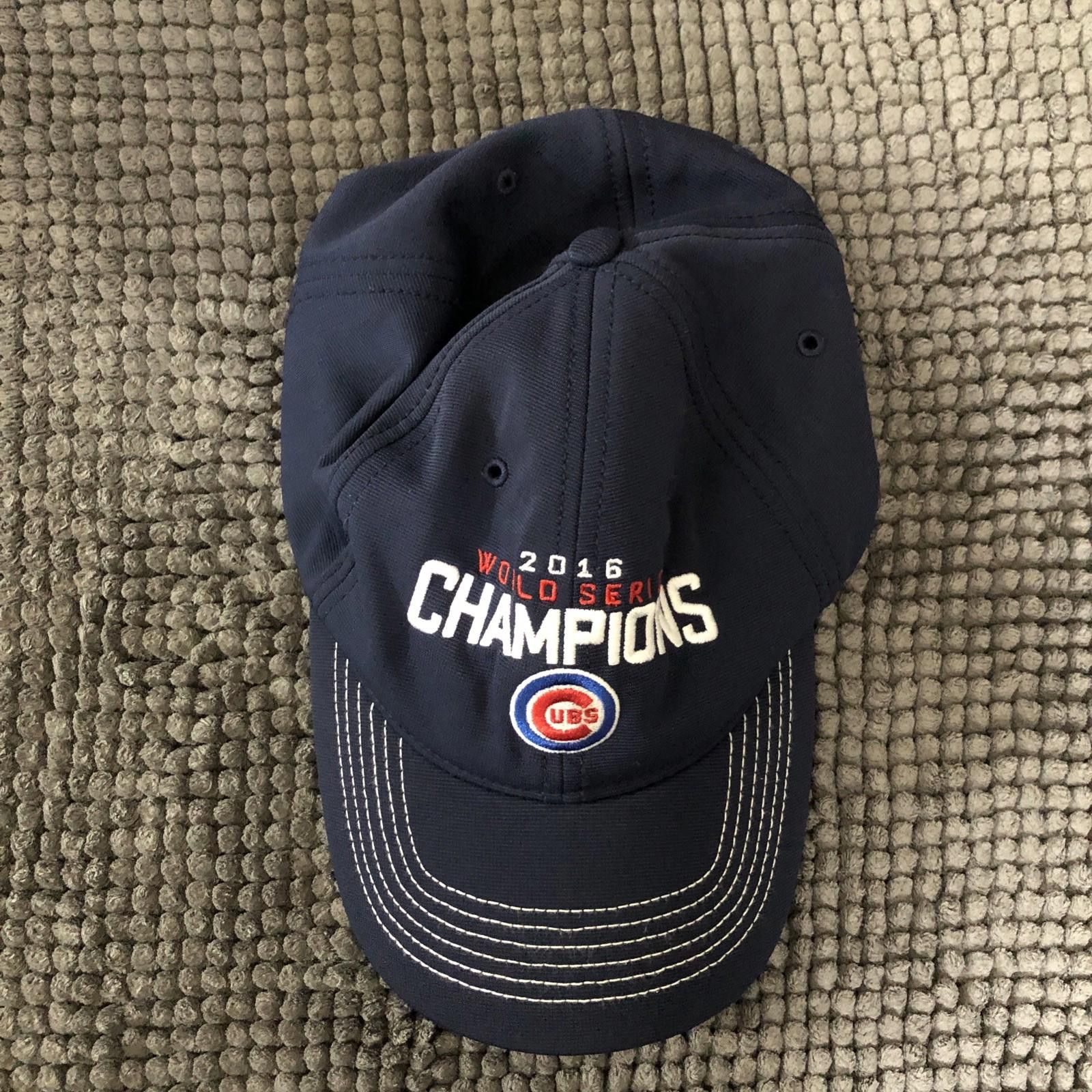 47 Chicago Cubs Hat OSFA Blue 2016 World Series Champions 47' Size ONE SIZE - 2 Thumbnail