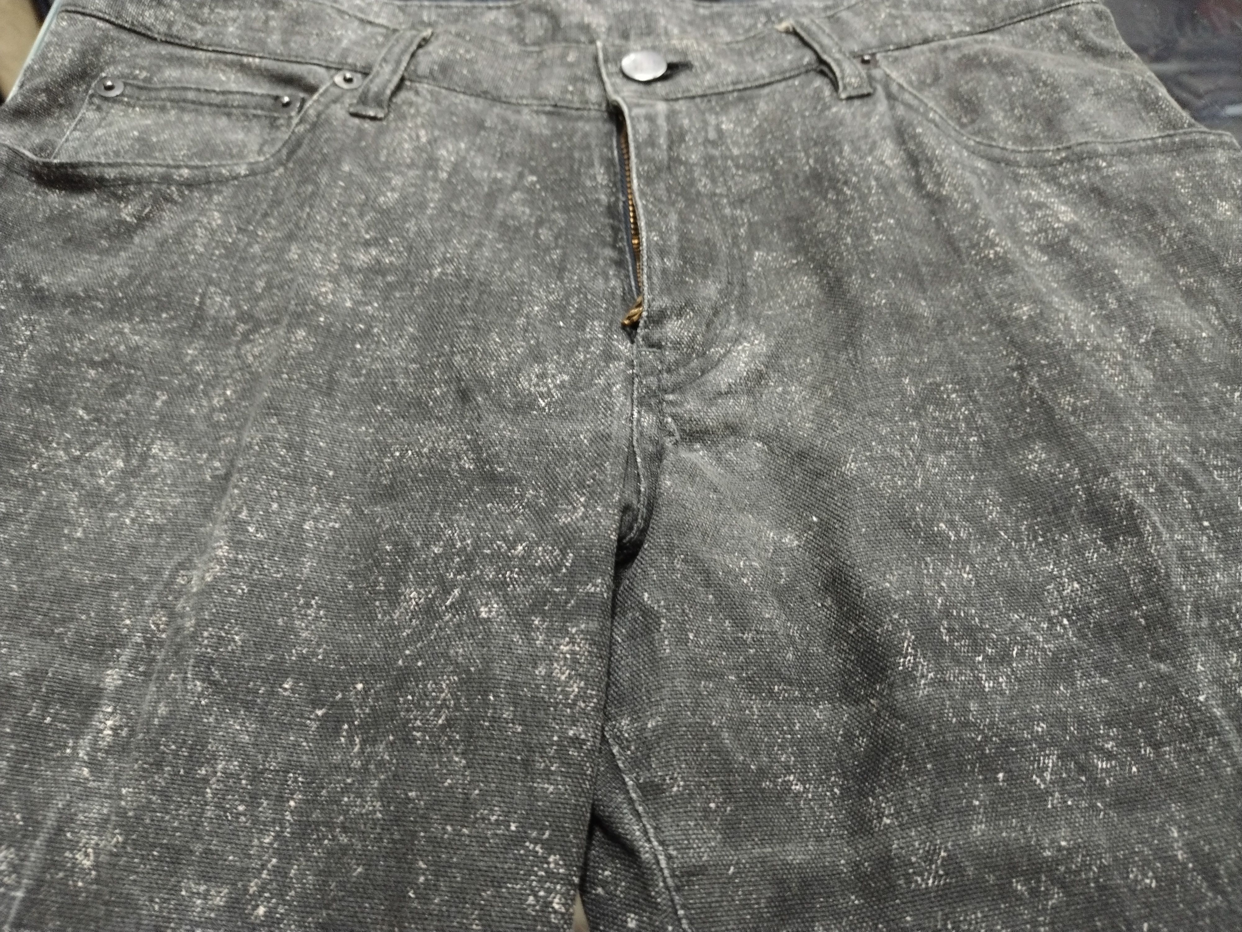14th Addiction MICHEL KLEIN PARIS washed design straight cut denim jeans Size US 31 - 7 Thumbnail