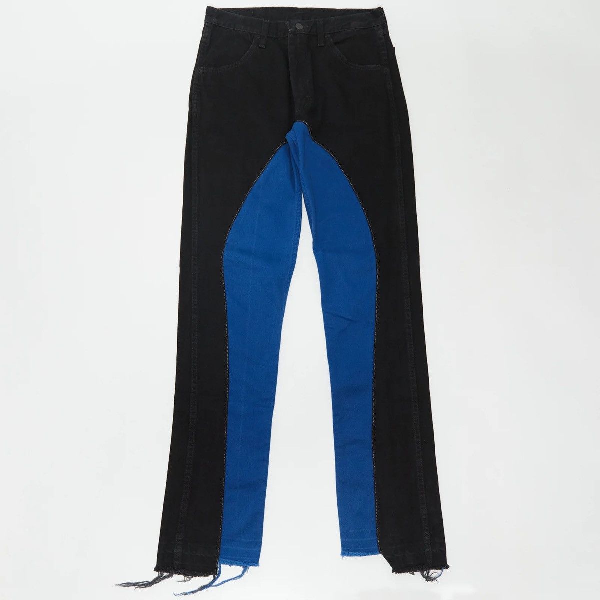 Other OLIVIER BLACK/BLUE SPLIT JEANS Size US 32 / EU 48 - 1 Thumbnail