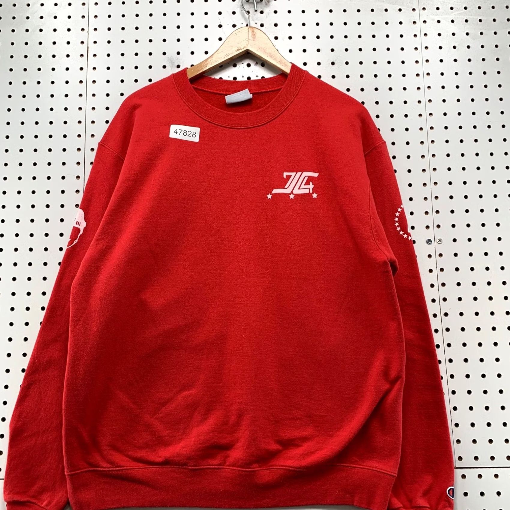 Champion Champion Barstool Sweatshirt Mens Large Red Hockey Logo Fleece Pullover Size US L / EU 52-54 / 3 - 5 Thumbnail