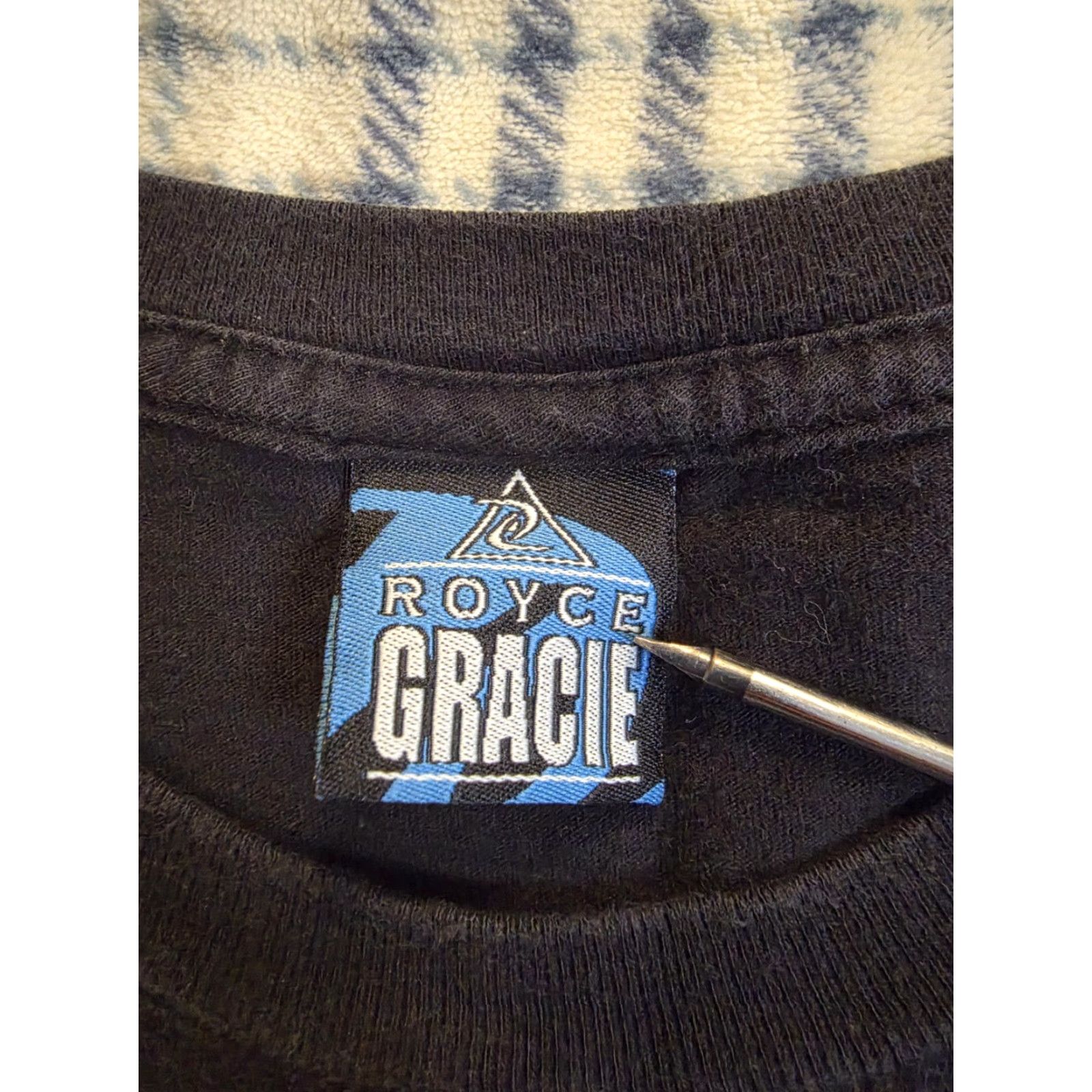 Vintage VINTAGE Gracie Jiu Jitsu T-Shirt Black L Mens 90s USA Rare Cotton Short Sleeve Crew Neck Graphic Print Size US L / EU 52-54 / 3 - 3 Thumbnail