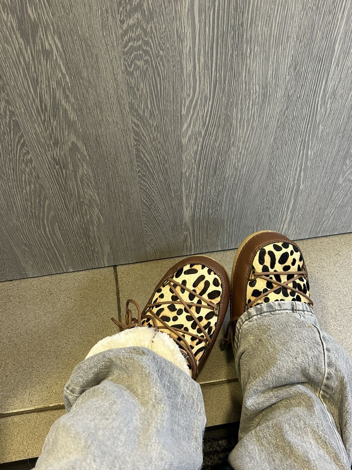 Moon Boot Leopard boots moonboot style yeti Size US 6.5 / IT 36.5 - 7 Thumbnail