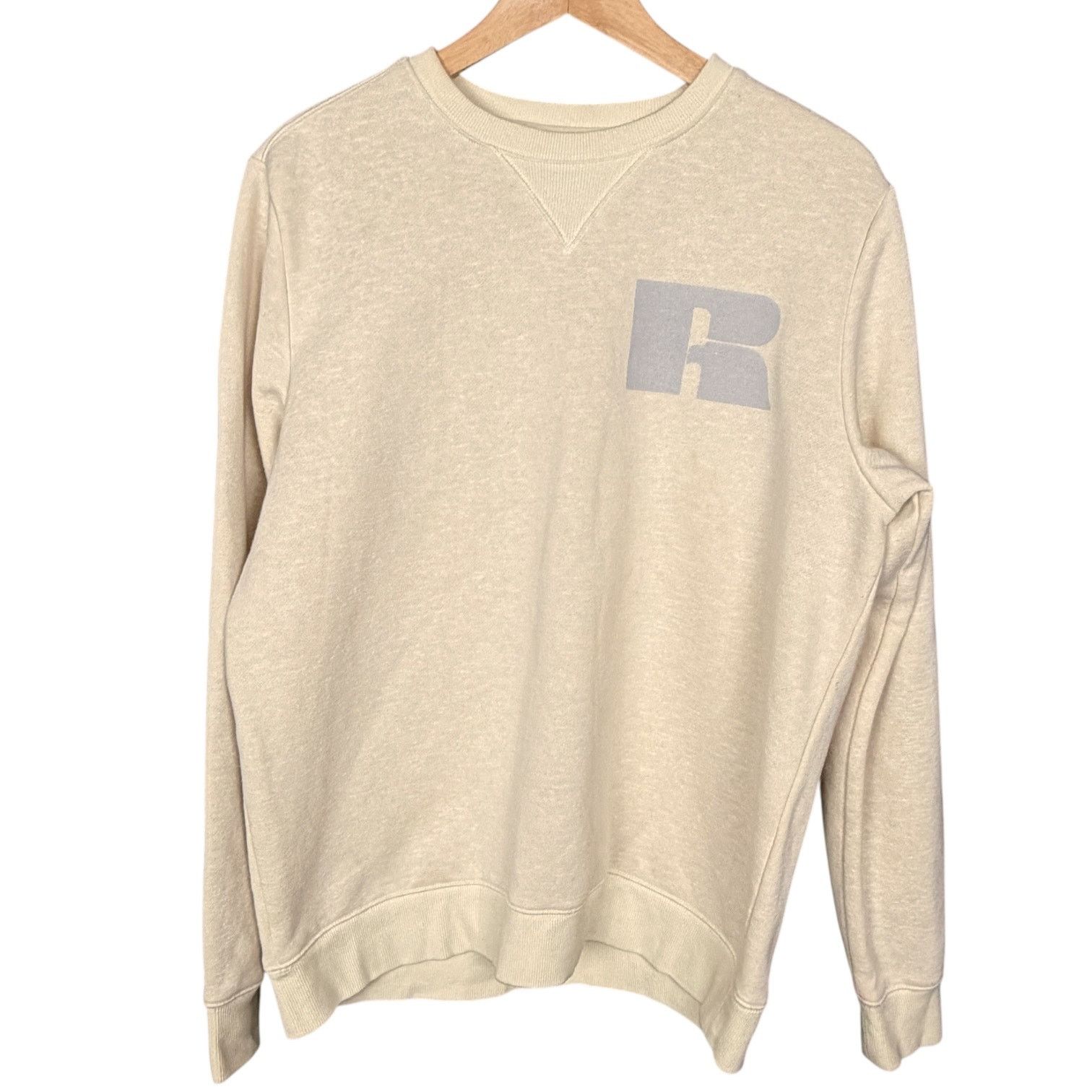 Russell Athletic Vintage 90s Russell Athletic Crewneck Sweatshirt Natural M Size US M / EU 48-50 / 2 - 9 Thumbnail