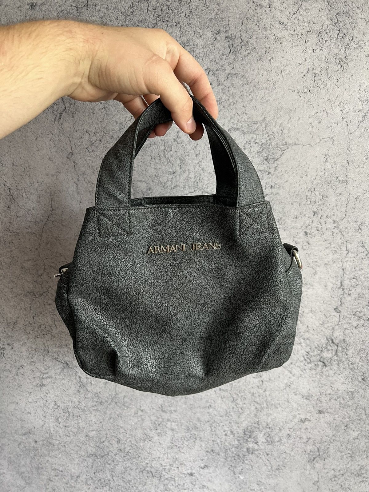 Armani Armani Jeans Handle Bag Y2K 2000s Size ONE SIZE - 1 Thumbnail