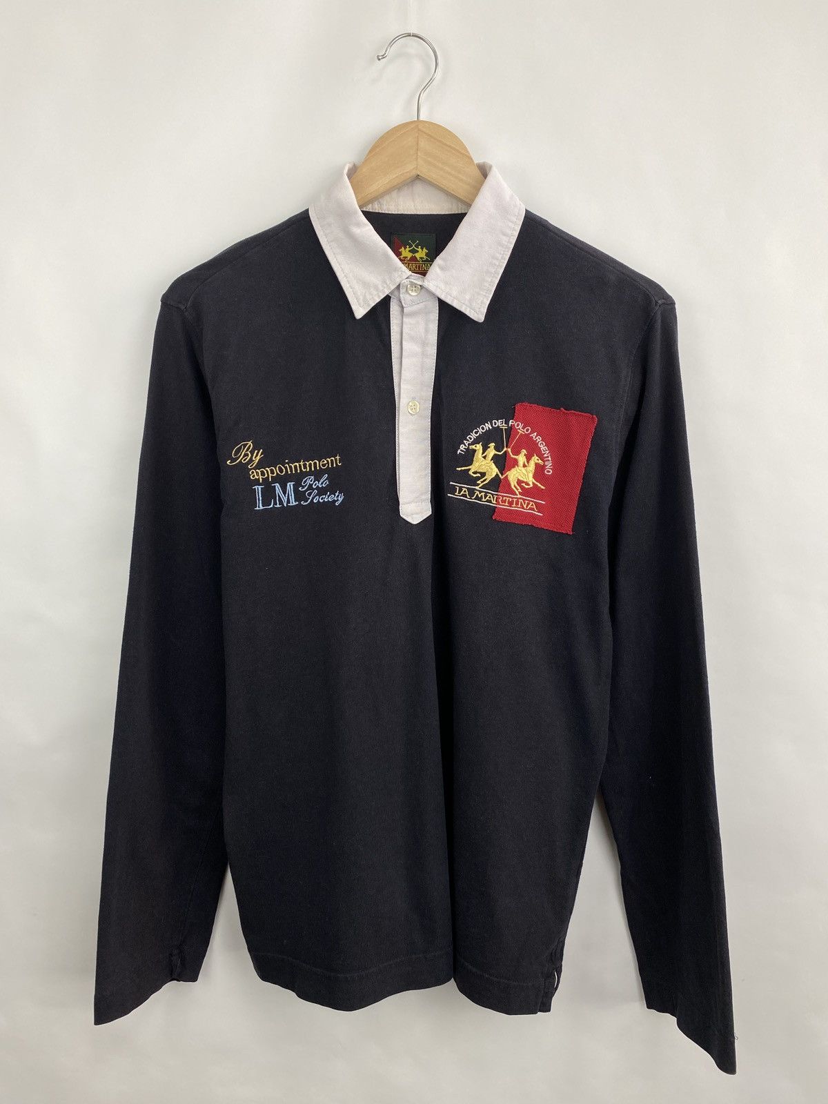 La Martina 🇺🇸 Vintage 90s La Martina Argentino Polo Longe Sleeve Rare Size US M / EU 48-50 / 2 - 3 Thumbnail