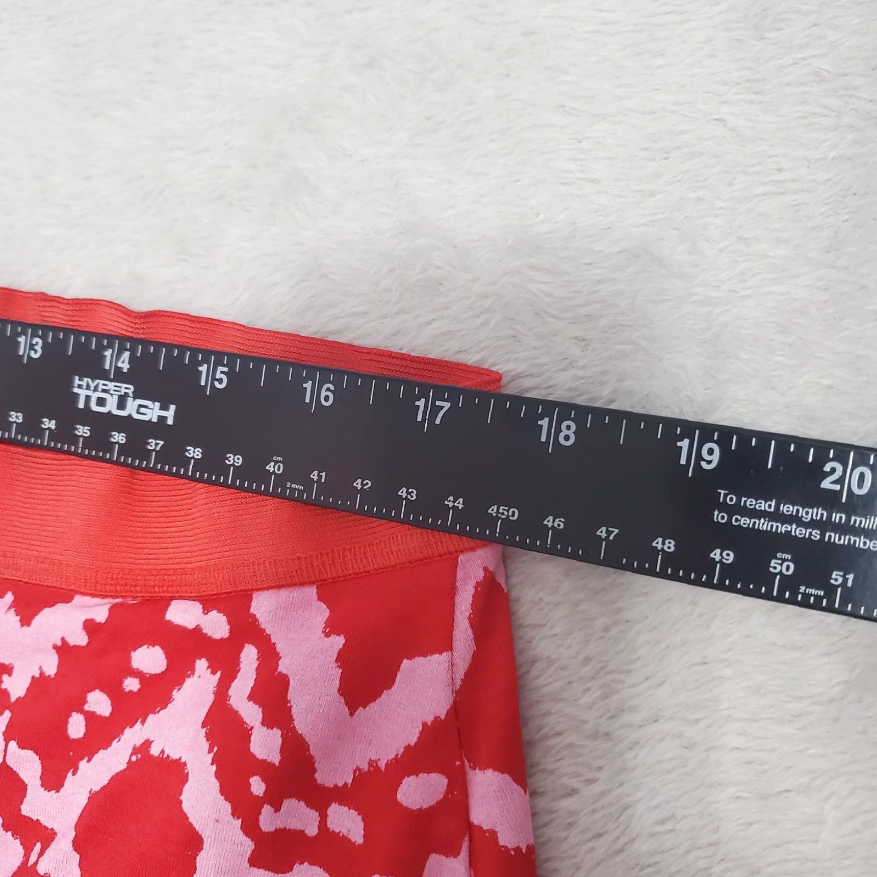 Pinko VINTAGE Fresh Produce Maxi Skirt Women XL Red Pink Geo Print Pull On Side Slit Boho USA Size 40" / US 18 - 6 Thumbnail