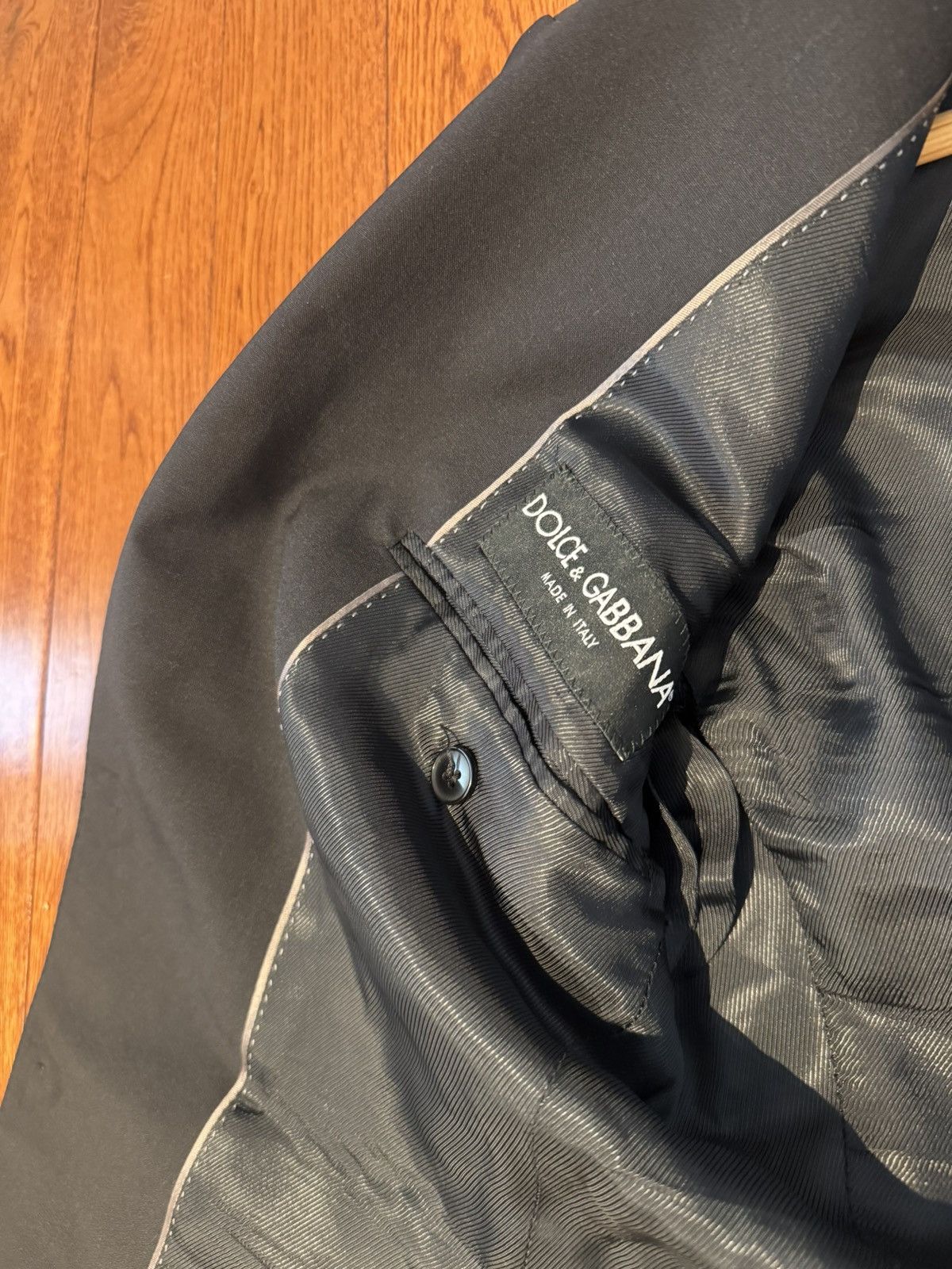 Dolce & Gabbana Dolce & Gabbana - Black Suit Jacket & Pants Size 36S - 2 Thumbnail
