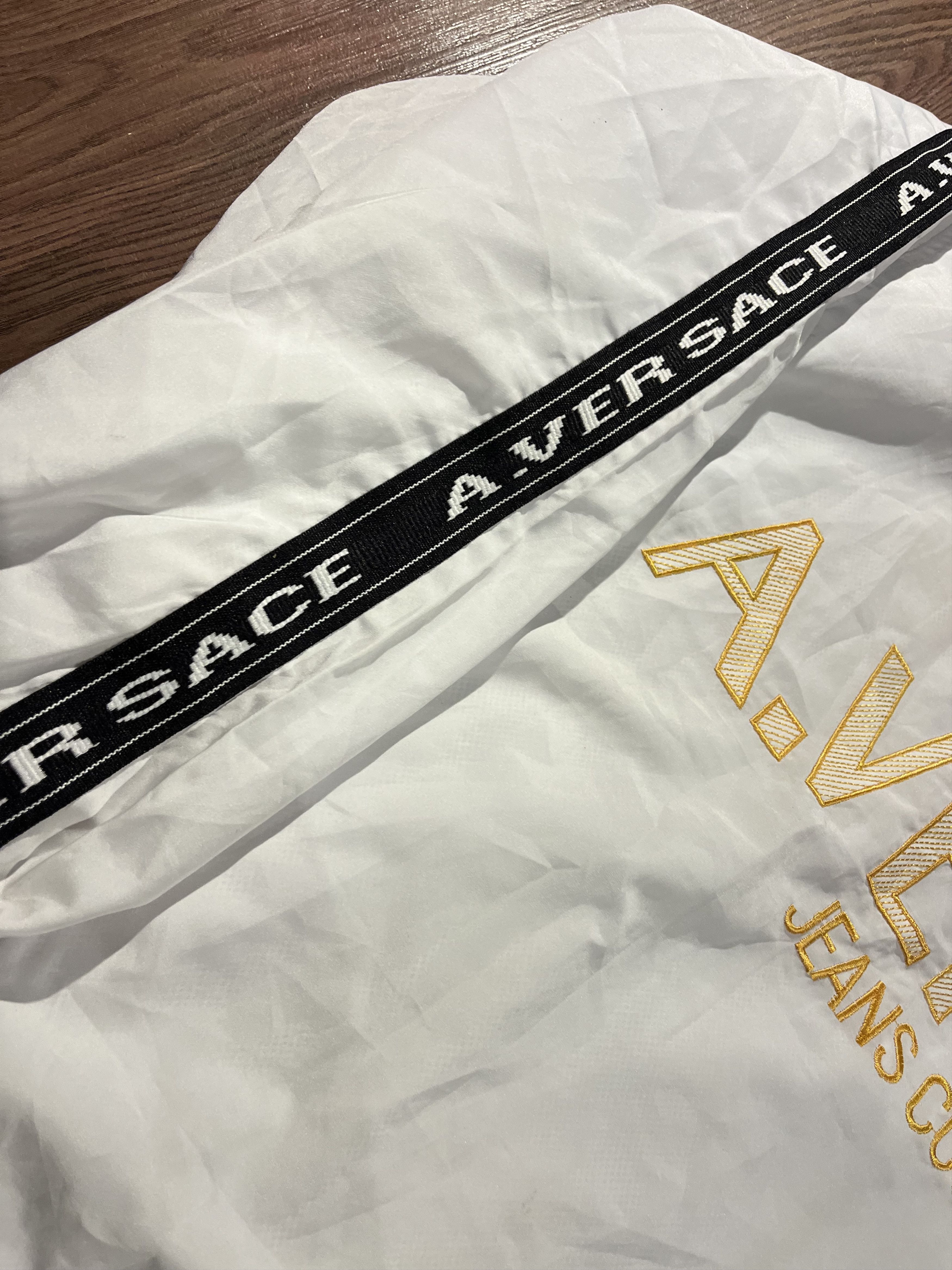 Japanese Brand Alfredo Versace Big Logo Coach Jacket Size US XL / EU 56 / 4 - 3 Thumbnail