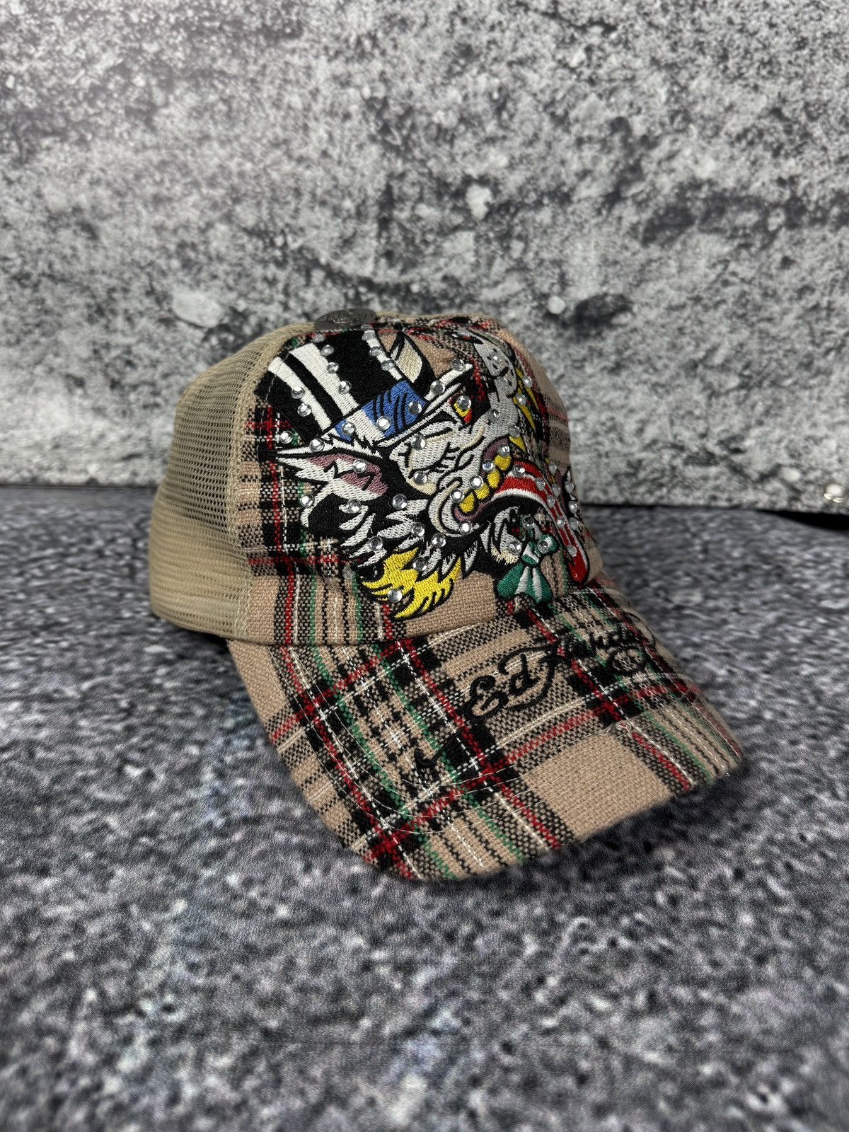 Ed Hardy Ed Hardy by Christian Audigier Baseball Cap Y2K Tattoo Rare Size ONE SIZE - 1 Thumbnail