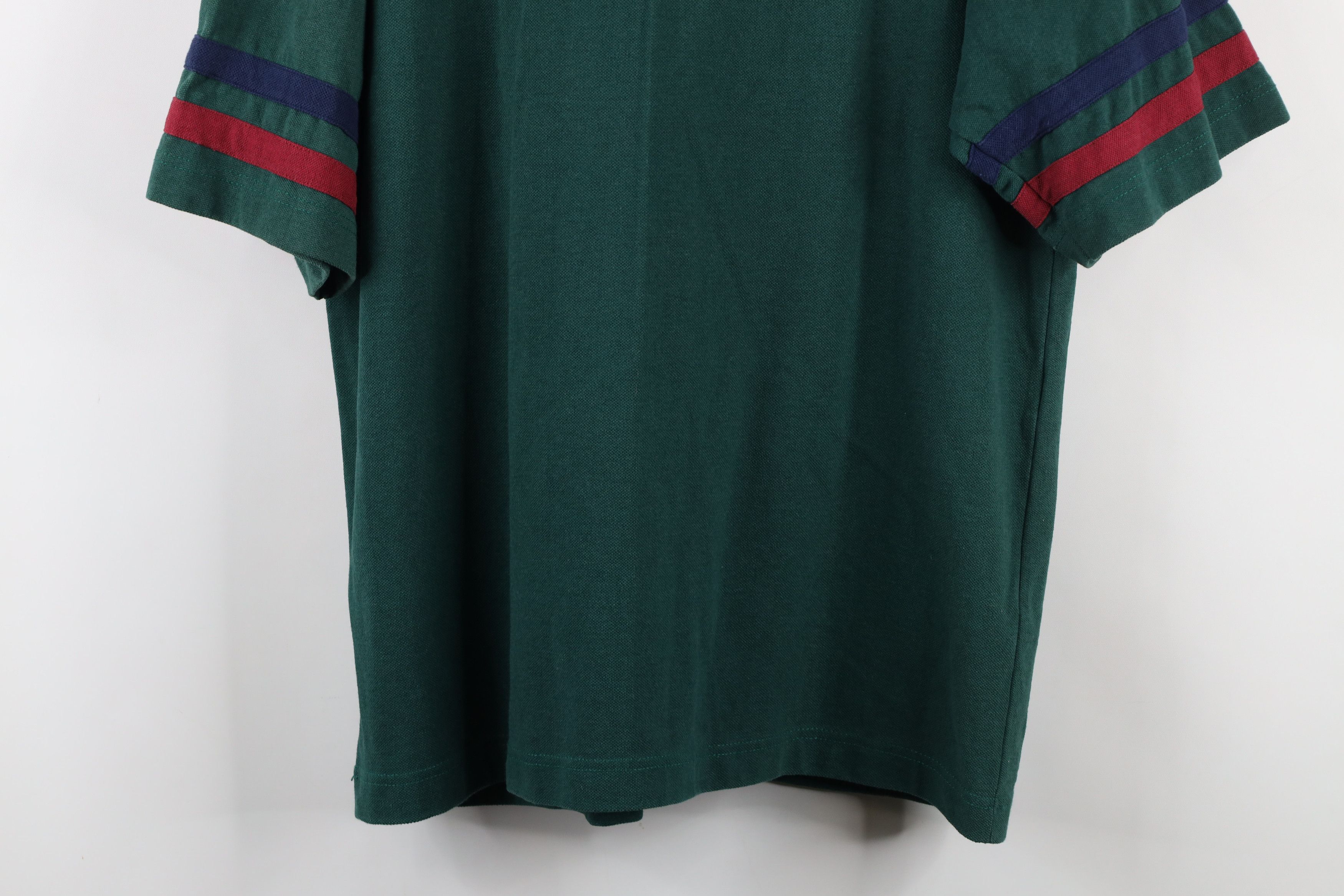 Vintage Vintage 90s Streetwear Cancun Shark Striped Polo Shirt Size US XL / EU 56 / 4 - 11 Thumbnail