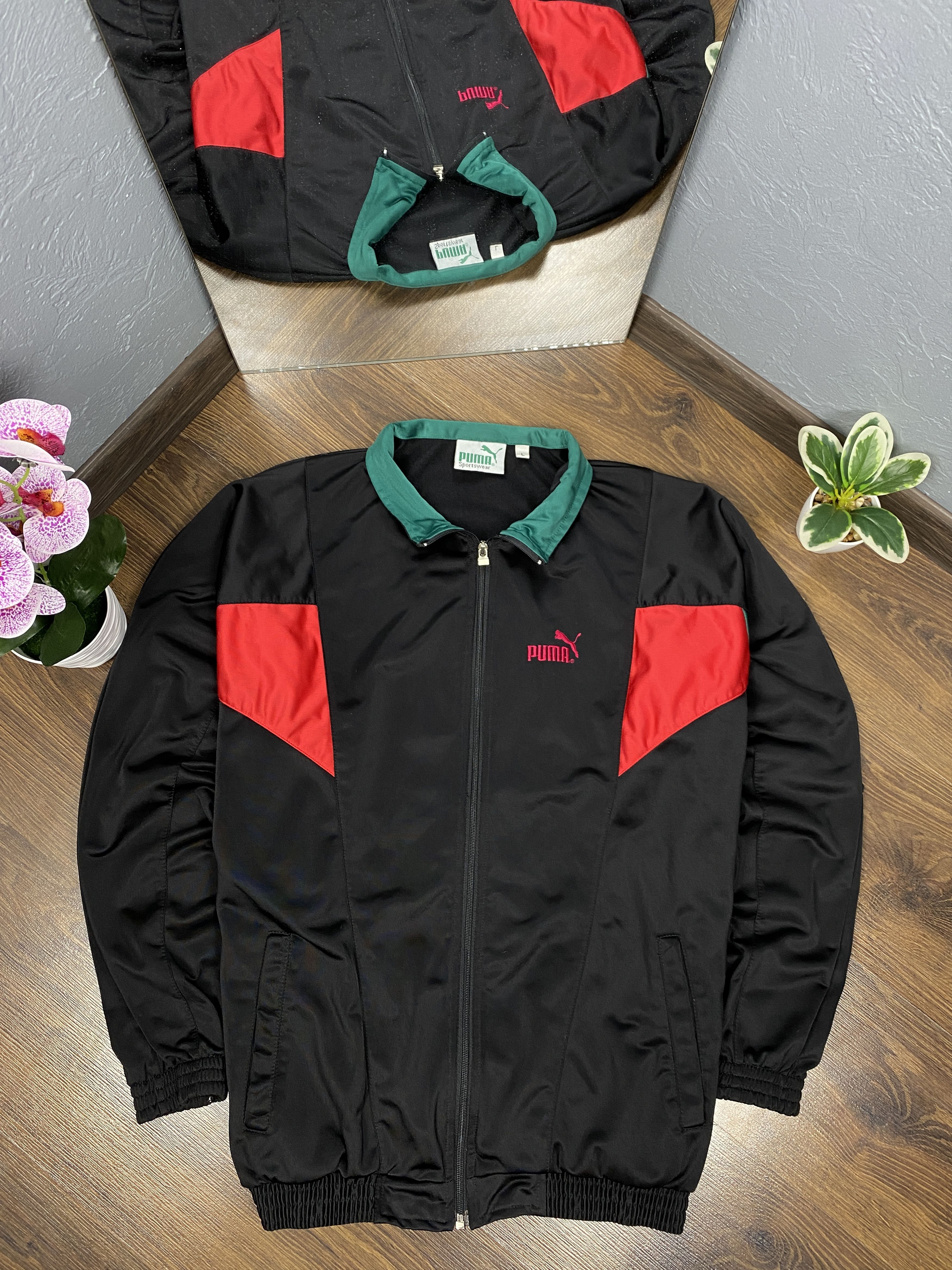 Adidas Puma vintage track top jacket y2k Size US L / EU 52-54 / 3 - 1 Thumbnail