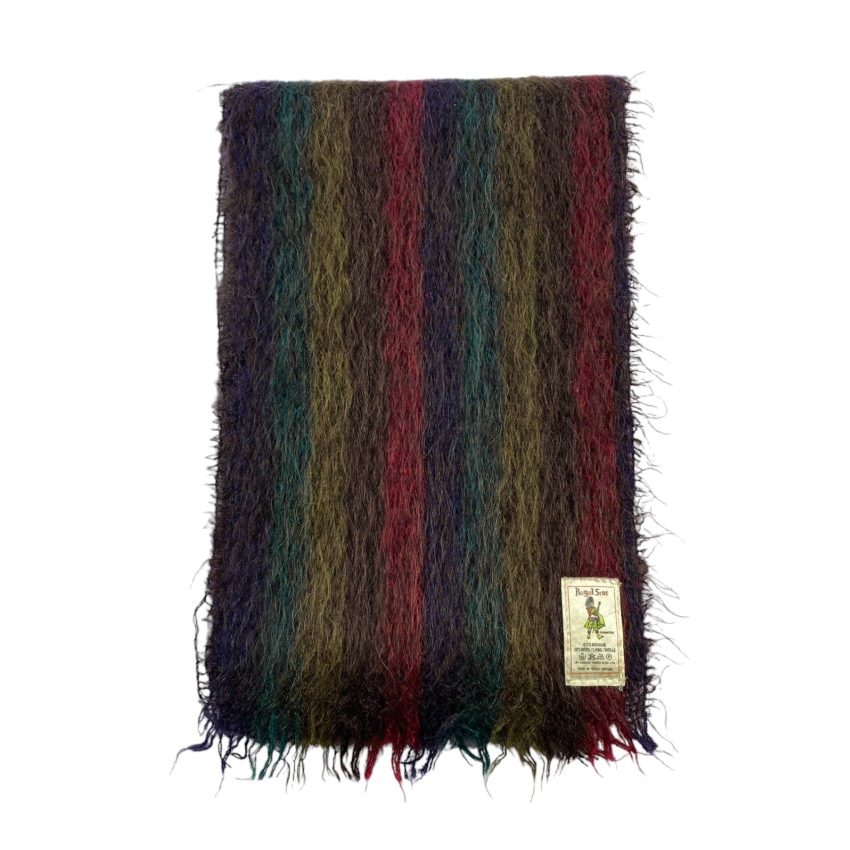 Vintage Royal Scot Mohair Scarf / Muffler / Neckwear - WW1975 Size ONE SIZE - 2 Thumbnail