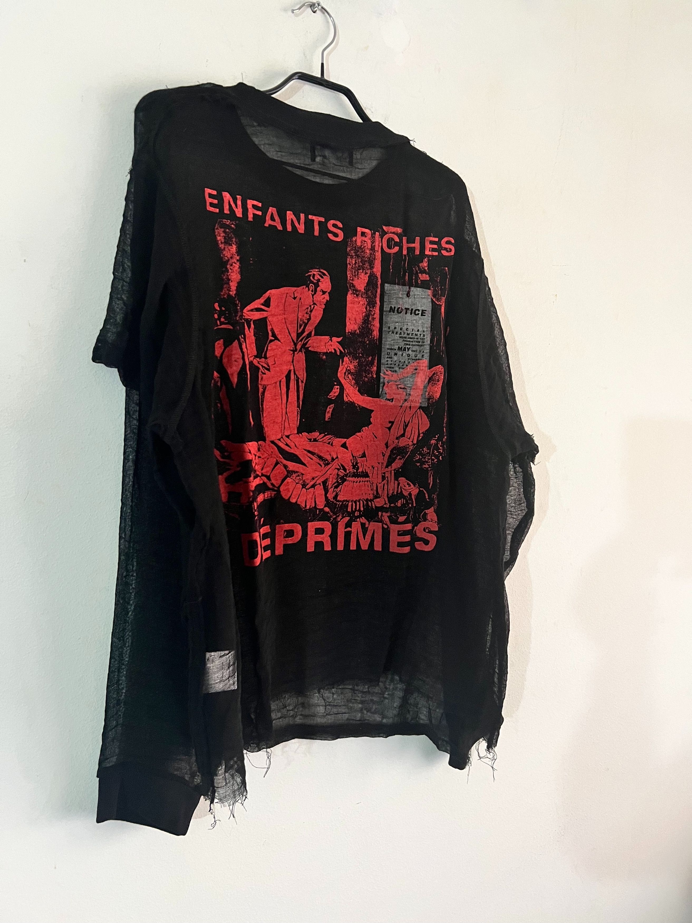 Enfants Riches Deprimes BNWt Runway23 Dorothy Dunked Double Layer Ls T-Shirt Size US XL / EU 56 / 4 - 6 Thumbnail