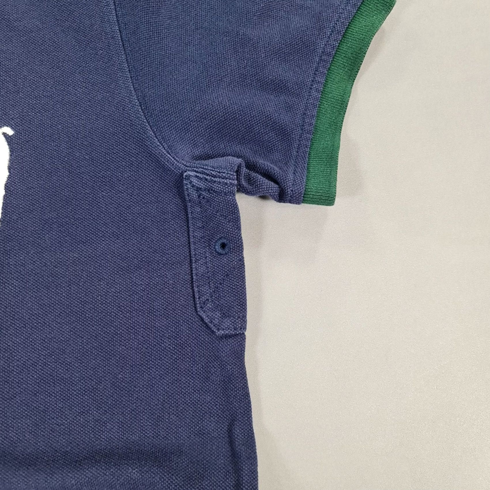 Polo Ralph Lauren Polo Ralph Lauren Polo Shirt Navy Blue Small Mens 90s Preppy Big Pony USA Button Collared Short Sleeve Cotton Size US S / EU 44-46 / 1 - 4 Thumbnail