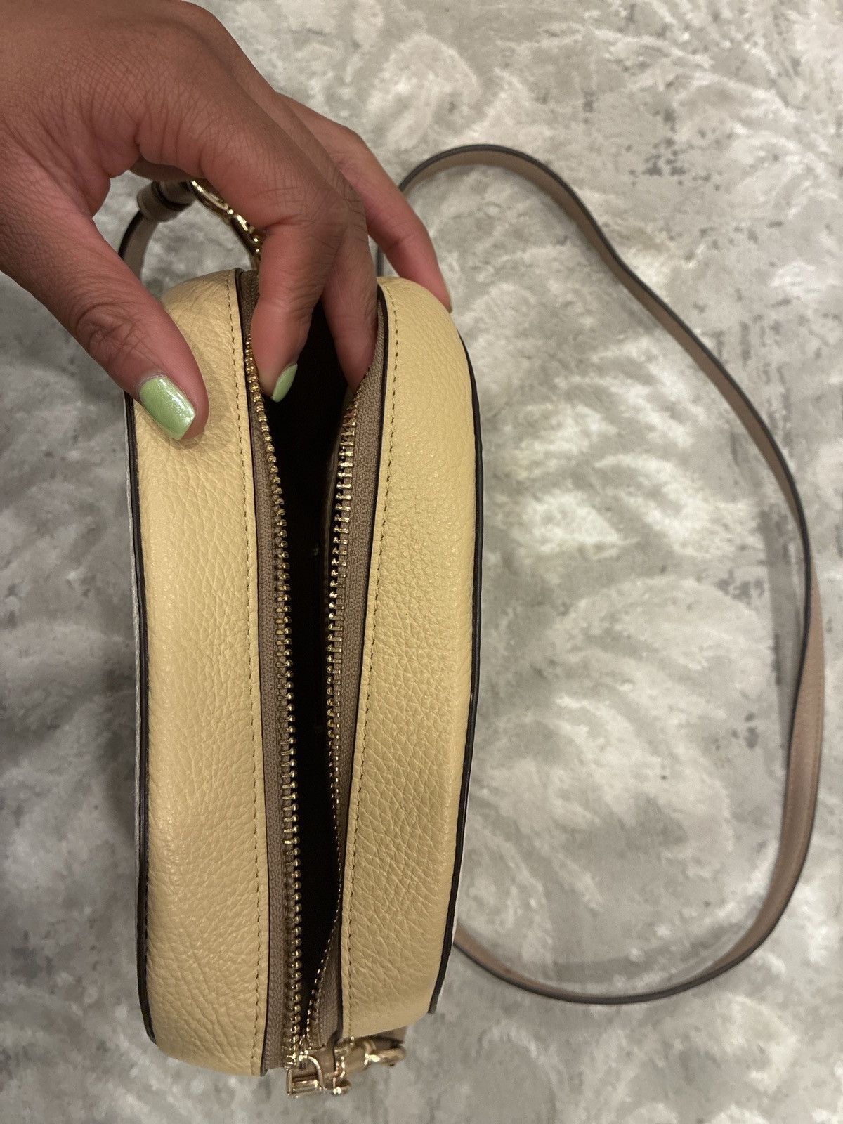 Coach White and yellow crossbody bag Size ONE SIZE - 2 Thumbnail
