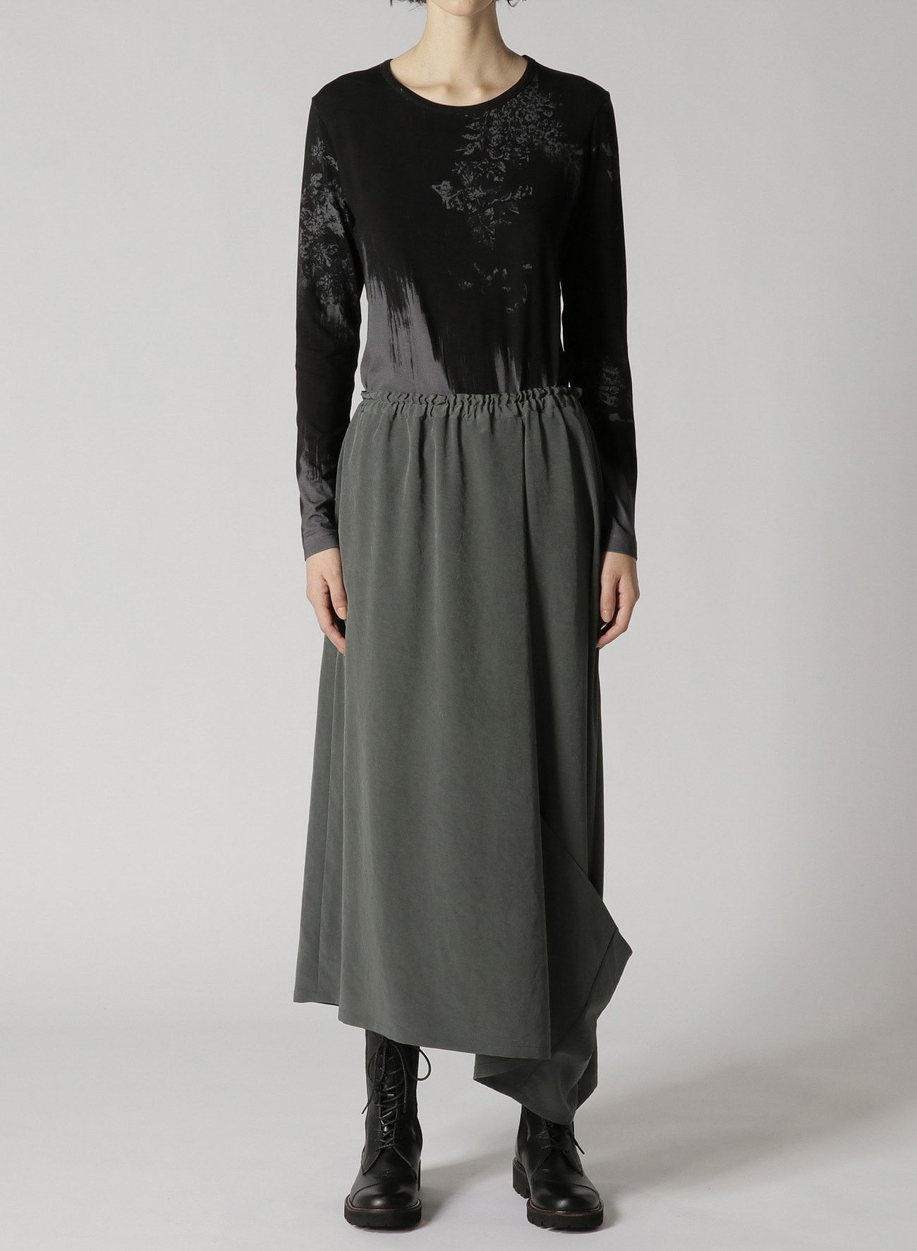 Yohji Yamamoto Y's Yohji Yamamoto - WOOL GABARDINE 2-WAY SKIRT WIDE PANTS Size 28" / US 6 / IT 42 - 14 Thumbnail