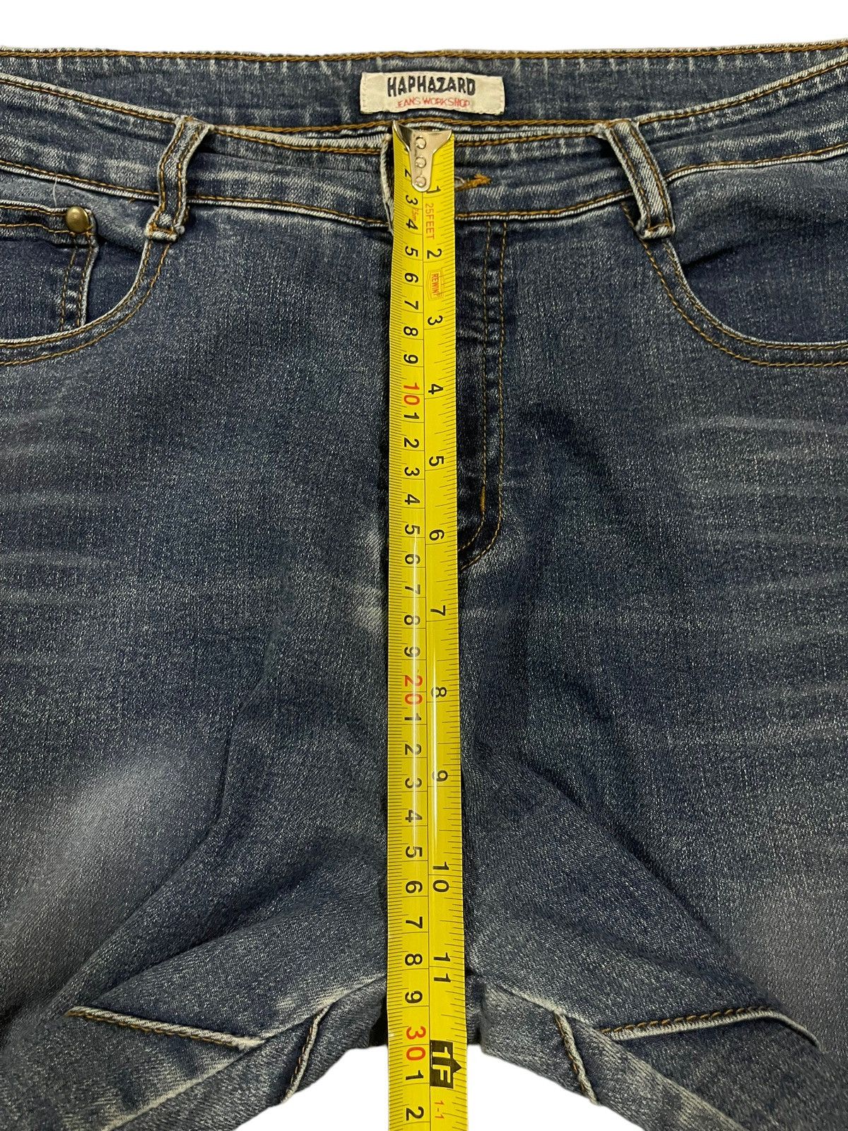 Hysteric Glamour Vintage Japanese Brand Faded Wash Patch Line Style Jeans Size US 31 - 14 Thumbnail