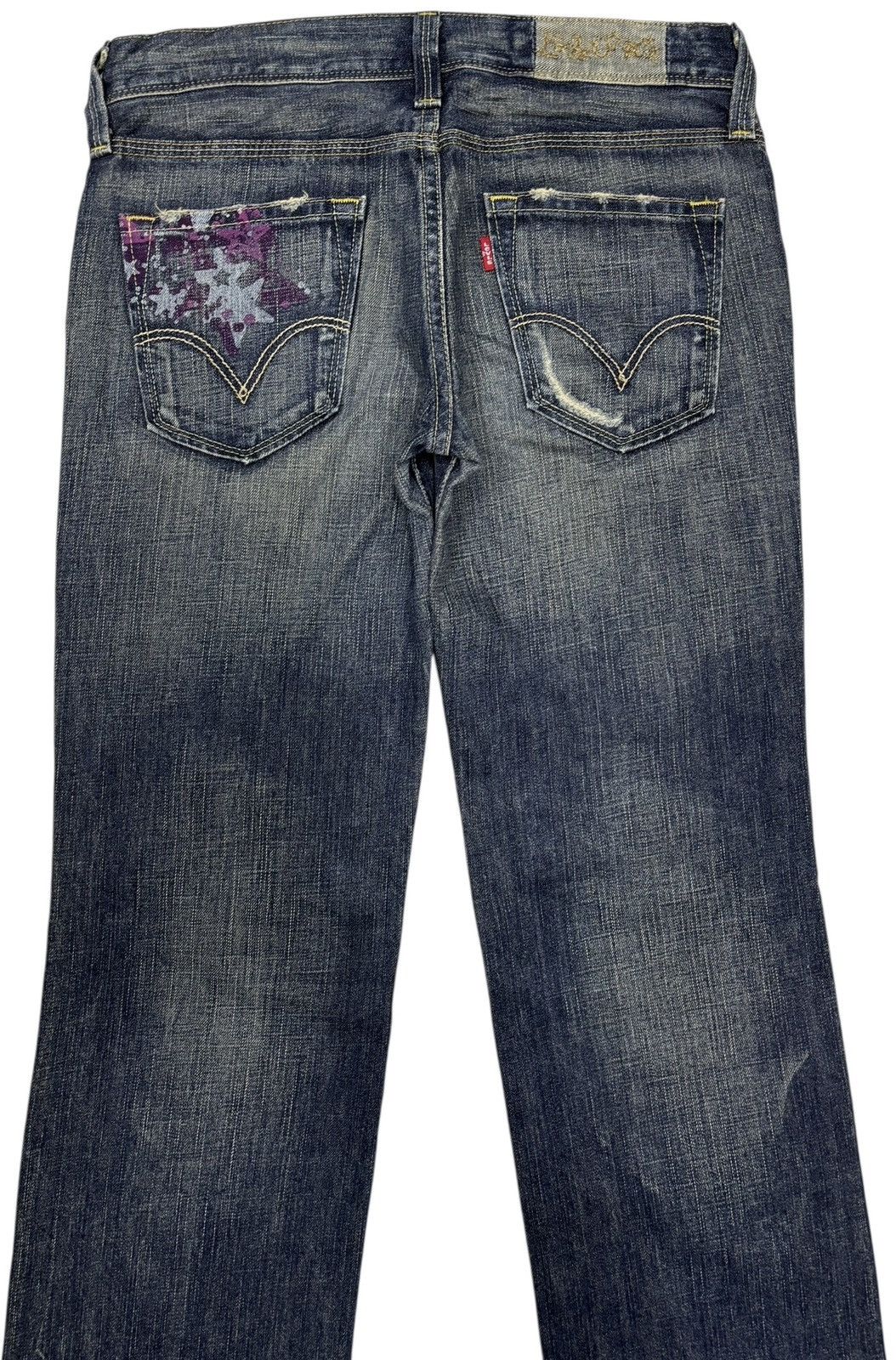 Junya Watanabe × Levi's 🔥VINTAGE LEVIS MUD WASH STYLE DISTRESSED DENIM JEANS Size 30" / US 8 / IT 44 - 8 Thumbnail