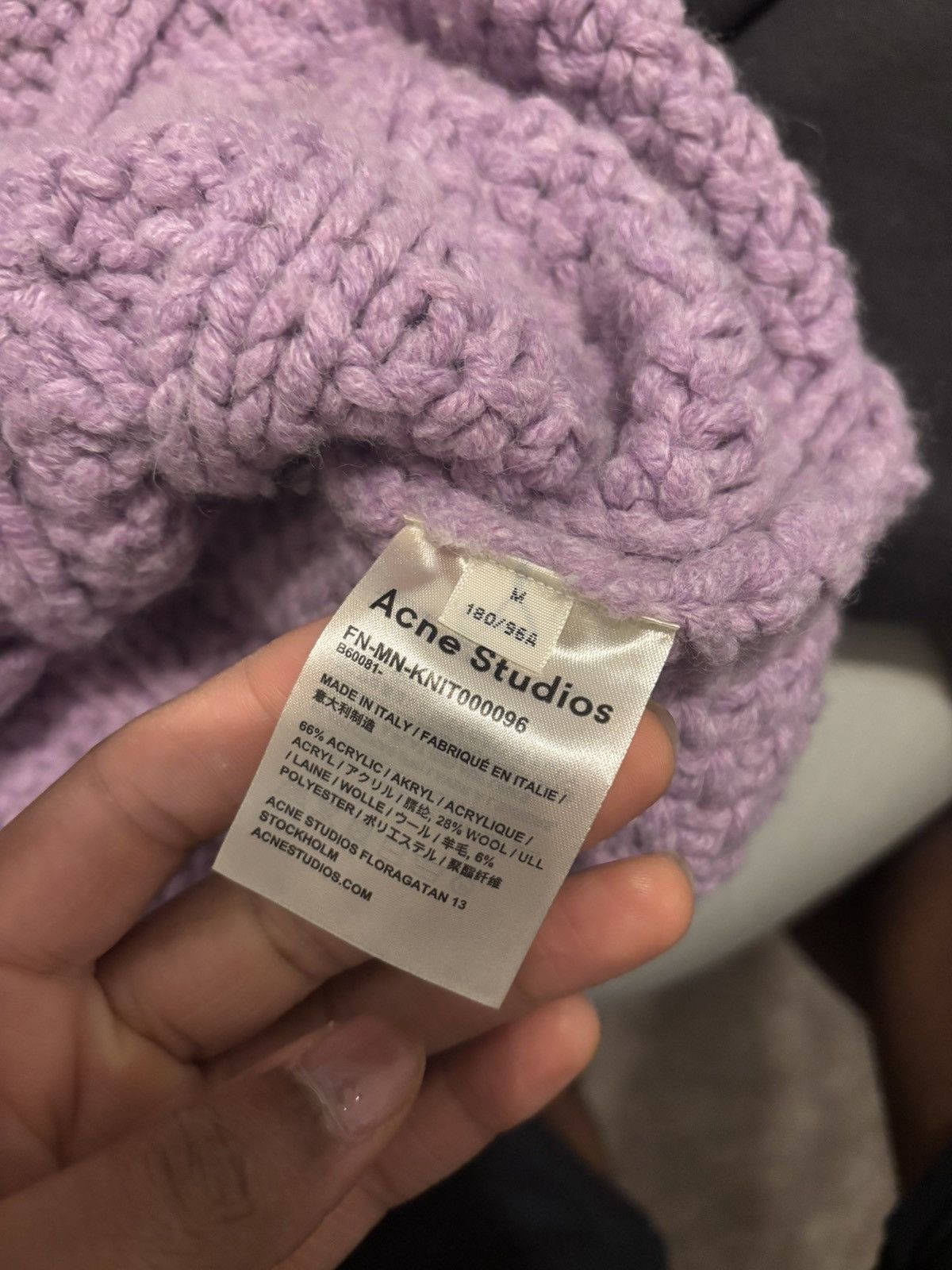 Acne Studios Acne studios lavender knit sweater Size US M / EU 48-50 / 2 - 5 Thumbnail