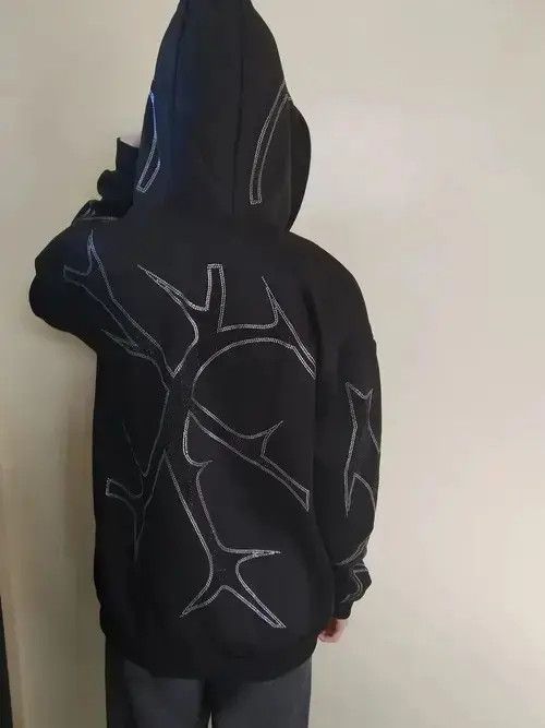 VIBE Hoodies Rhinestone Graphics Size US XL / EU 56 / 4 - 2 Thumbnail