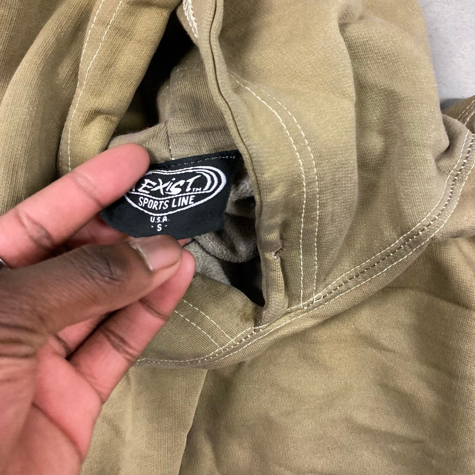 Vintage vintage y2k distressed sunfaded exist hoodie Size US S / EU 44-46 / 1 - 4 Thumbnail