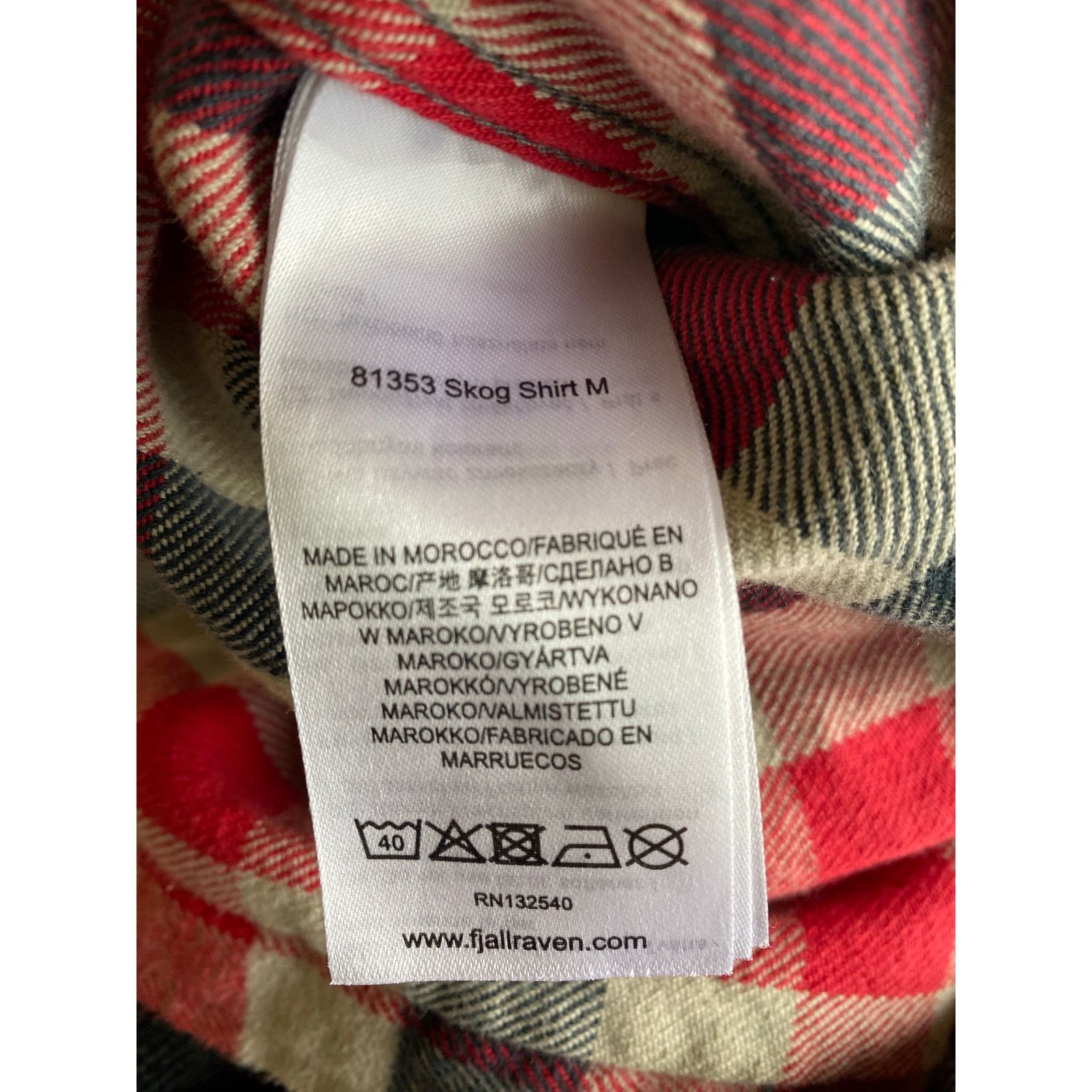 Fjallraven FjallRaven Long Sleeve Cotton Flannel Shirt Slim Fit Medium Size US M / EU 48-50 / 2 - 5 Thumbnail