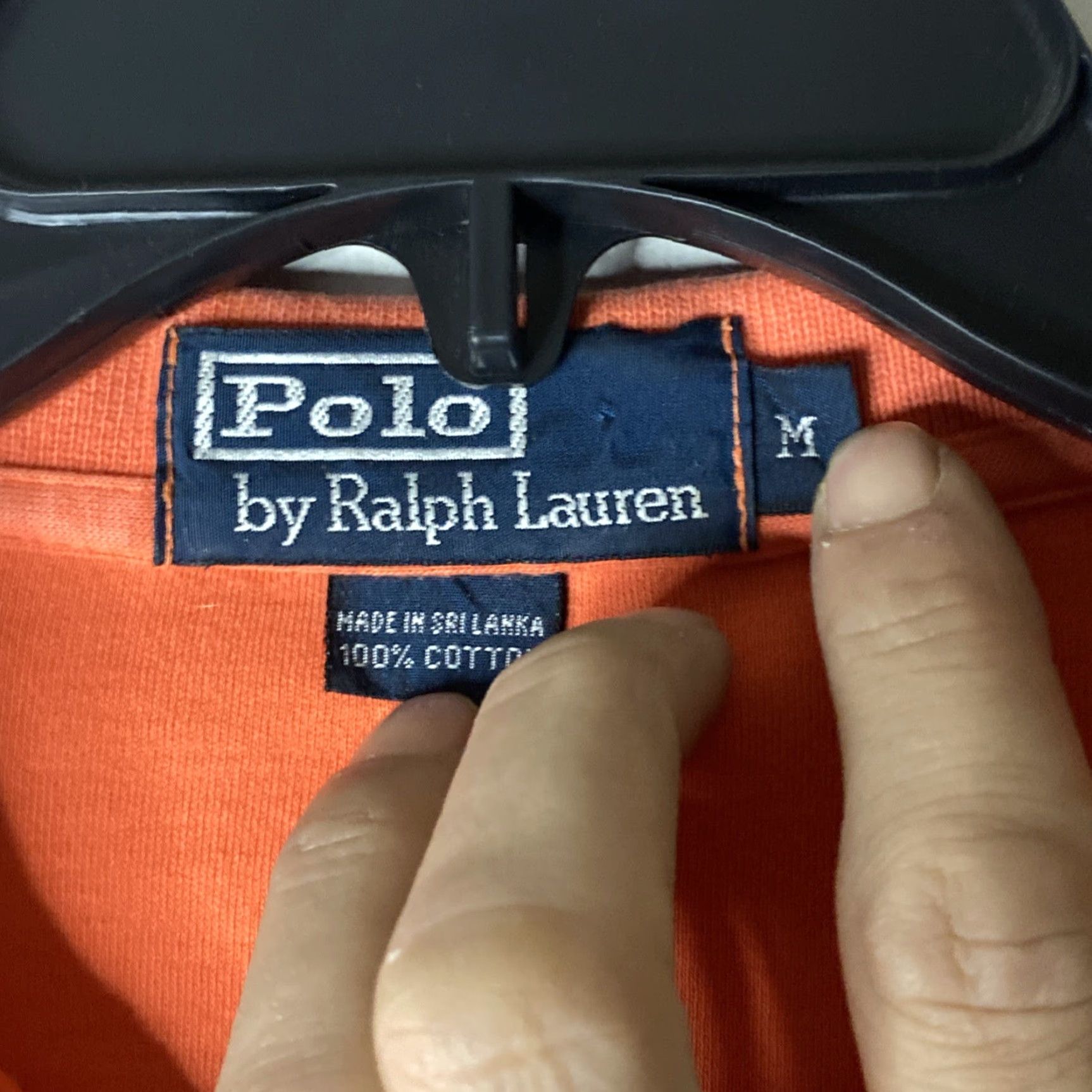 Ralph Lauren Polo By Ralph Lauren Mens Polo Shirt M Orange Light Fade Money 90s Mens Size US M / EU 48-50 / 2 - 3 Thumbnail