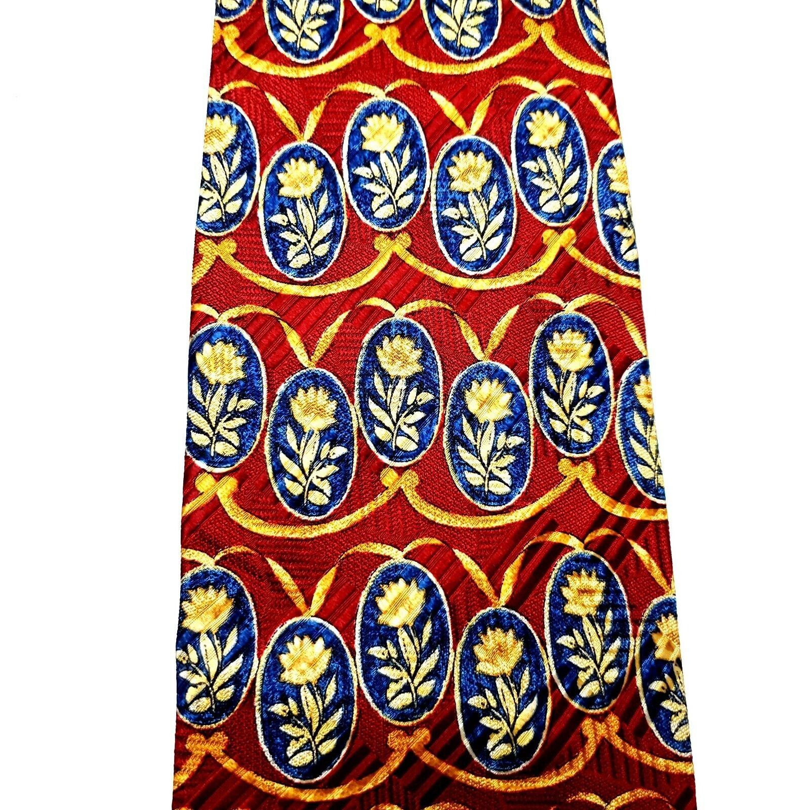 Robert Talbott Robert Talbott Best Of Class Silk Tie Print Red Floral Abstr Size ONE SIZE - 2 Thumbnail