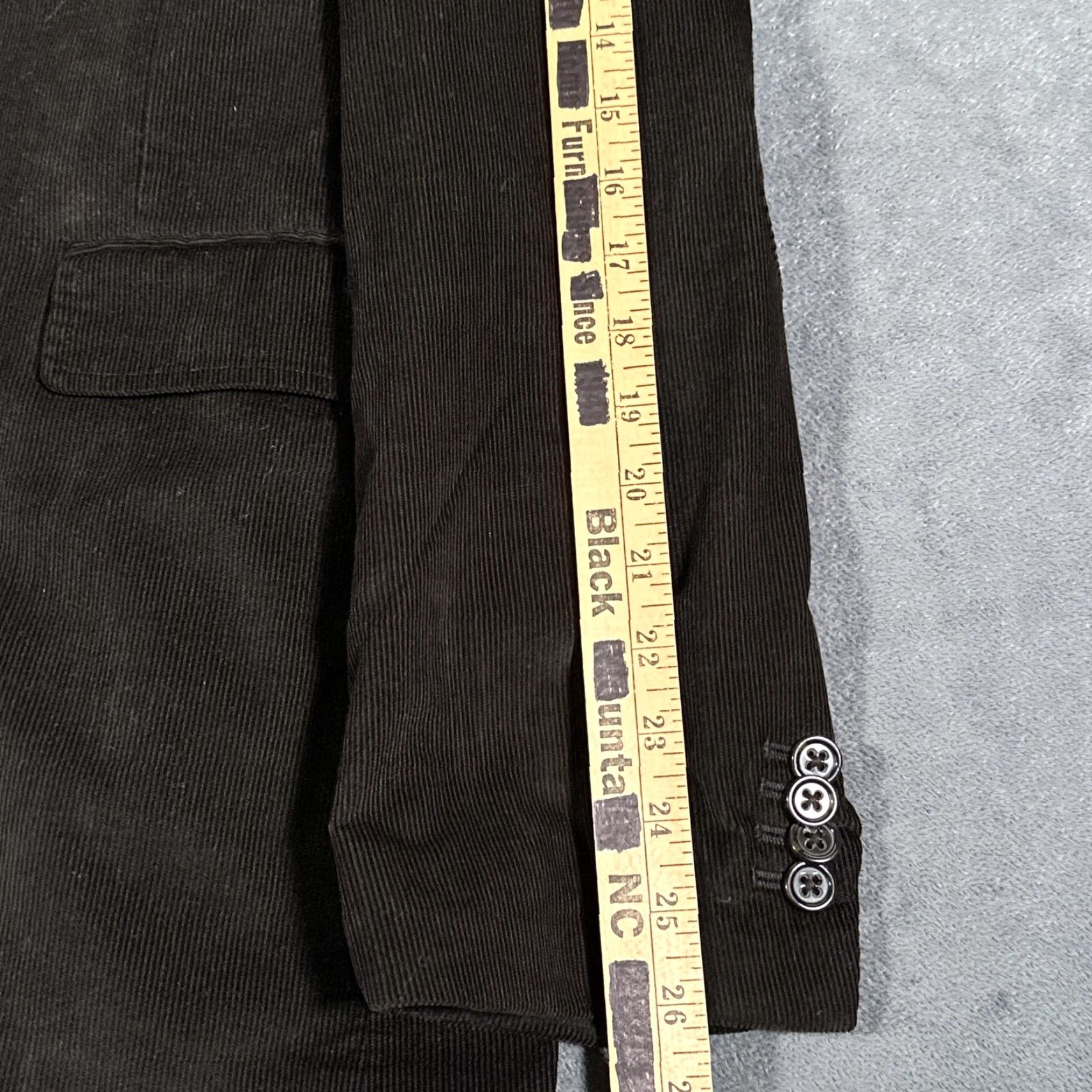 Banana Republic VINTAGE Banana Republic Sport Coat Corduroy Blazer Mens 44R Brown Elbow Patch 3-Button Slim Fit Coat Mens Size 42R - 6 Thumbnail