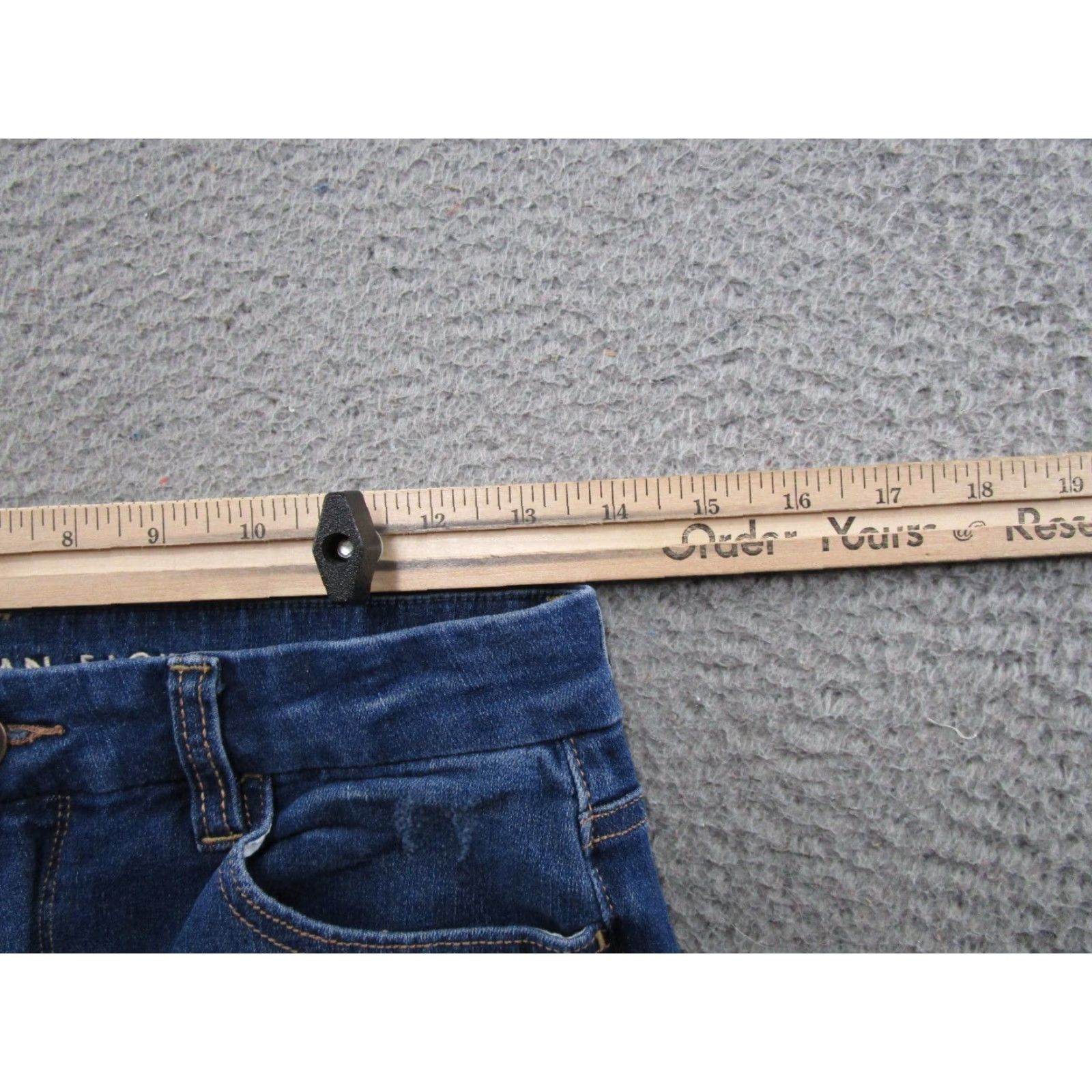 American Eagle Outfitters American Eagle Outfitters Dream Jeans Jegging Jeans Size 6 Short Distressed Blue Denim Cotton Blend 5-Pocket Women Boys Mens Size 28" / US 6 / IT 42 - 6 Thumbnail