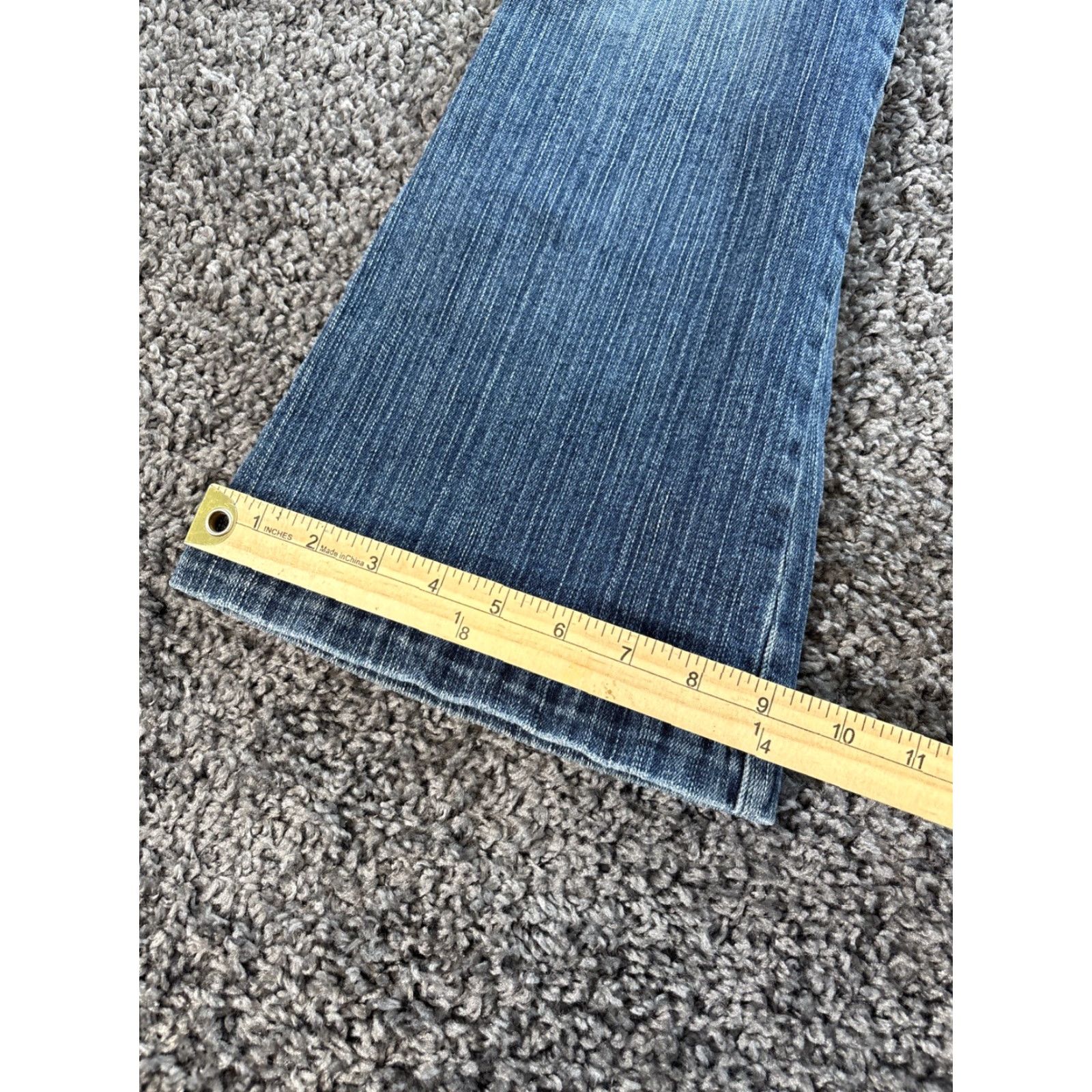 Vintage VINTAGE Bongo Jeans Bootcut 34 34x30 Med Wash Pockets Blue Denim Womens Size 24" / US 00 / IT 34 - 3 Thumbnail