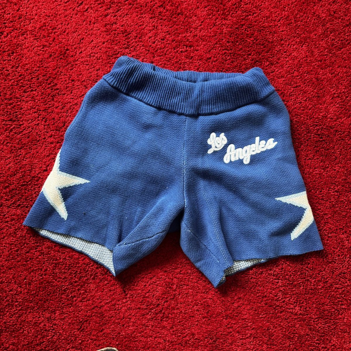 image of Mad Happy X Los Angeles Lakers Hardwood Classic Size S in Blue, Men's