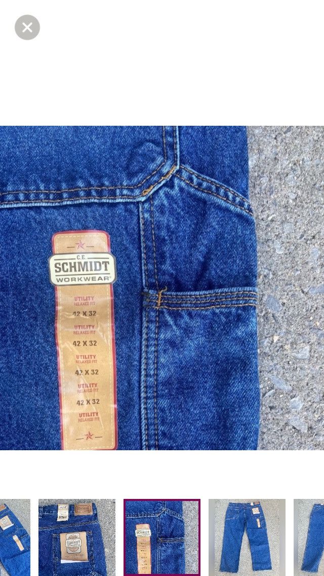 SCHMIDT Schmidt Bundle of 2 Workwear Utility Jeans 42X32 Size US 42 / EU 58 - 9 Thumbnail