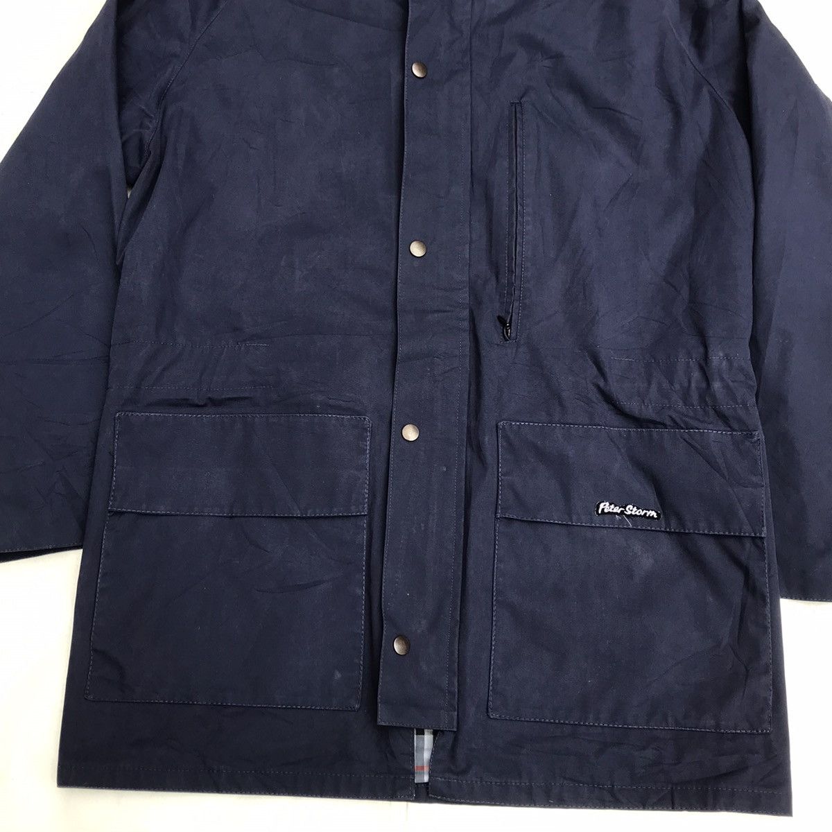 Vintage Peter Storm 70s Hunter hiking Jacket Big Pocket waterproof Size US L / EU 52-54 / 3 - 11 Thumbnail