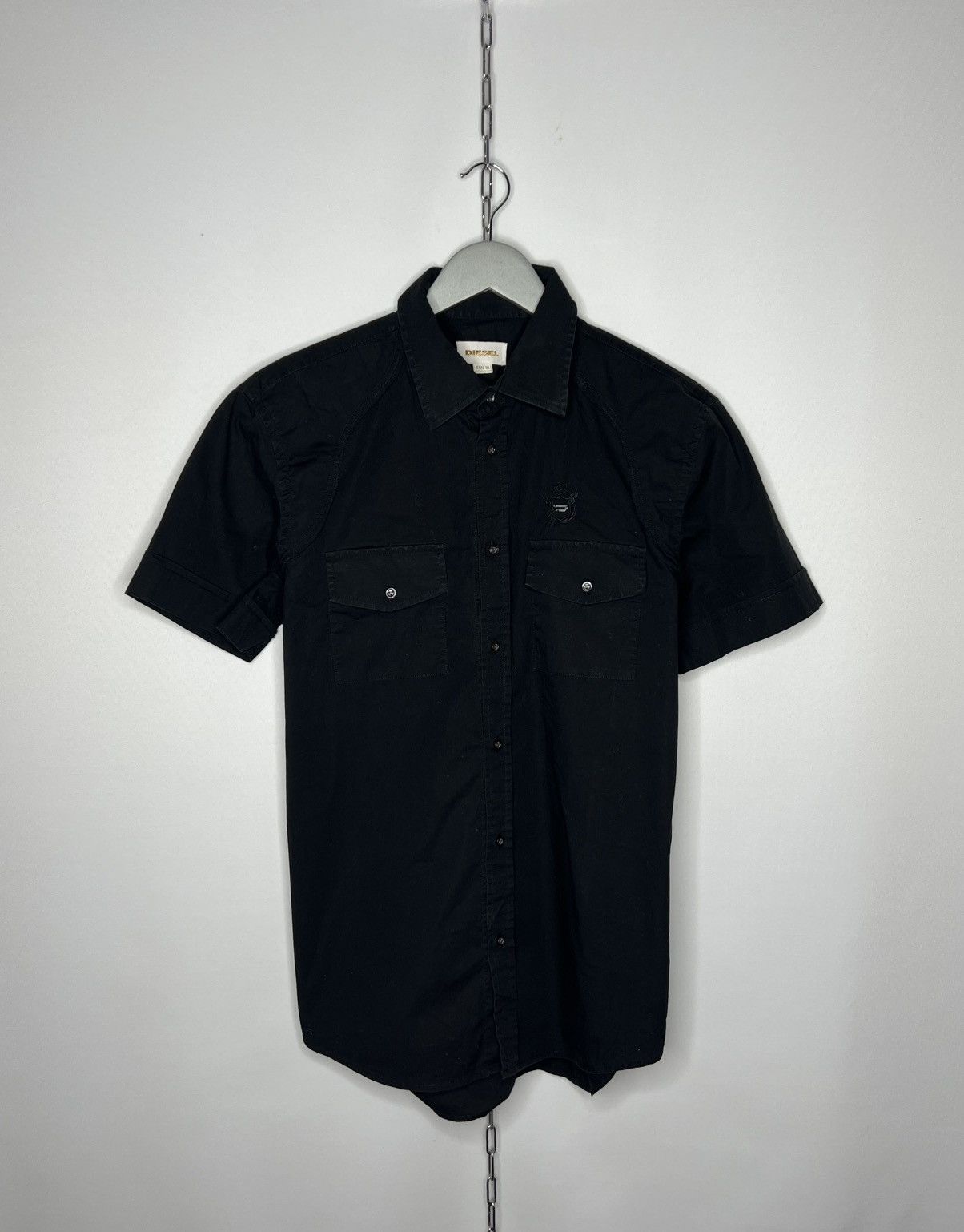 Diesel Diesel Luxury Shirt Short Sleeve Button Up Size US XL / EU 56 / 4 - 1 Thumbnail
