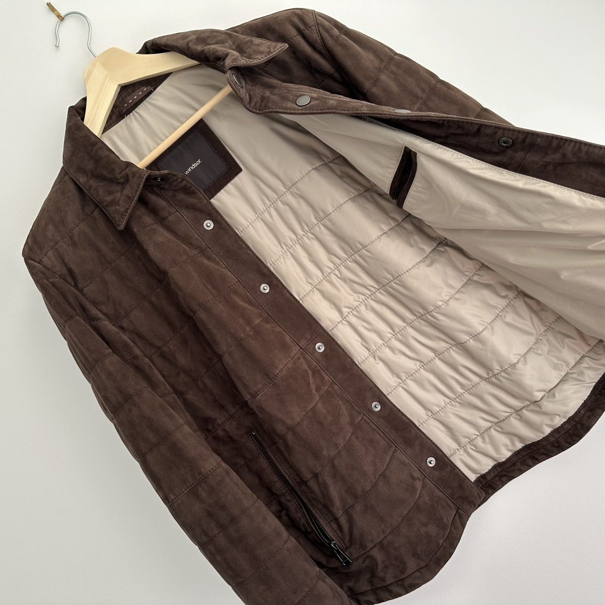 Other Down Moto Jacket in Brown Suede Size US M / EU 48-50 / 2 - 3 Thumbnail