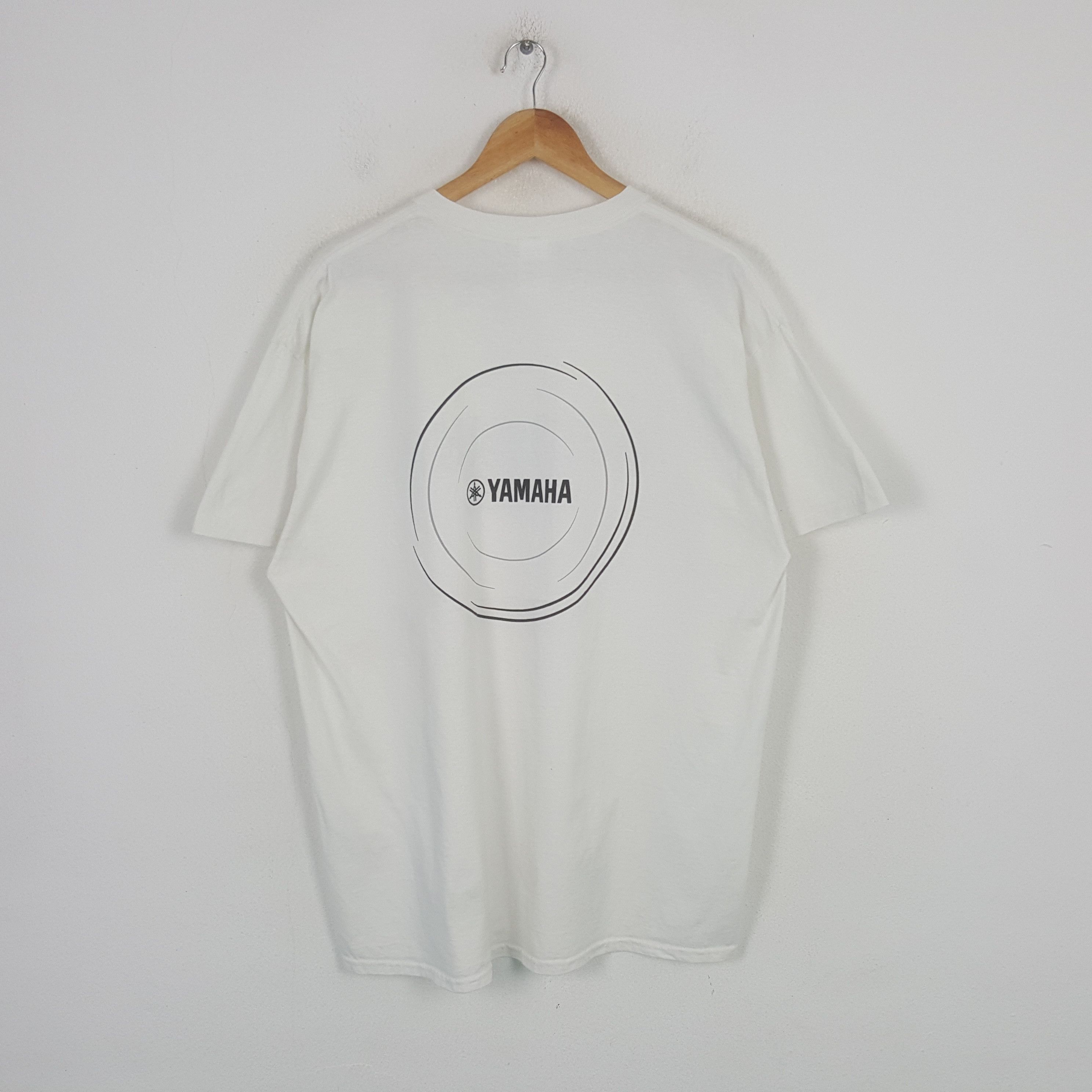 Yamaha Vintage Yamaha Japanese Racing Motorsports Tshirt C301N70 Size US XL / EU 56 / 4 - 3 Thumbnail