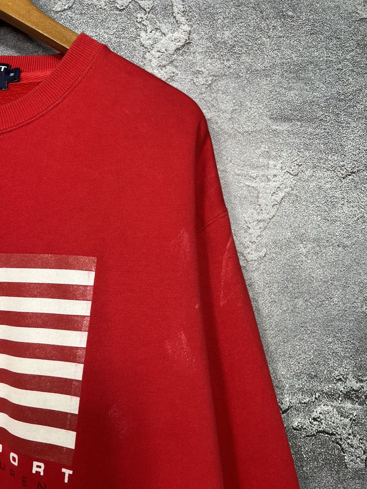 Polo Ralph Lauren Vintage Polo Ralph Lauren Sport USA Flag Logo Sweatshirt Size US M / EU 48-50 / 2 - 5 Thumbnail